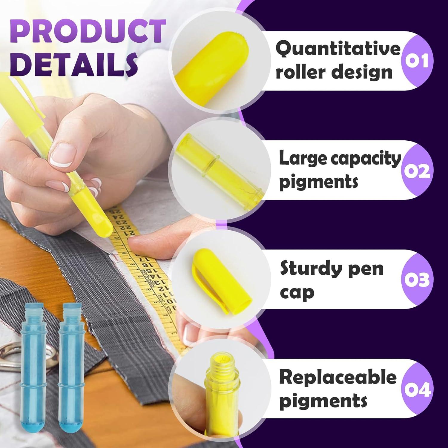 Juego de 2 Recargas de Tiza de Costura Azul Chaseroad