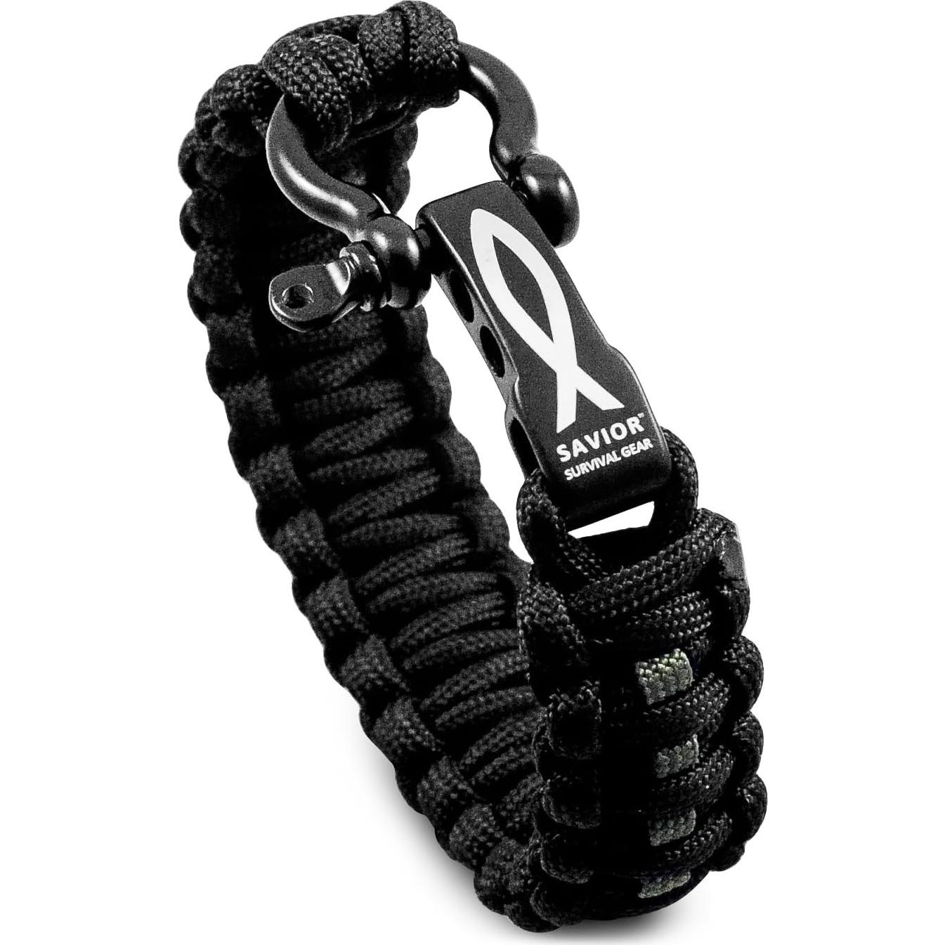 Pulsera de Paracord Ajustable Savior Survival Gear 550 lb