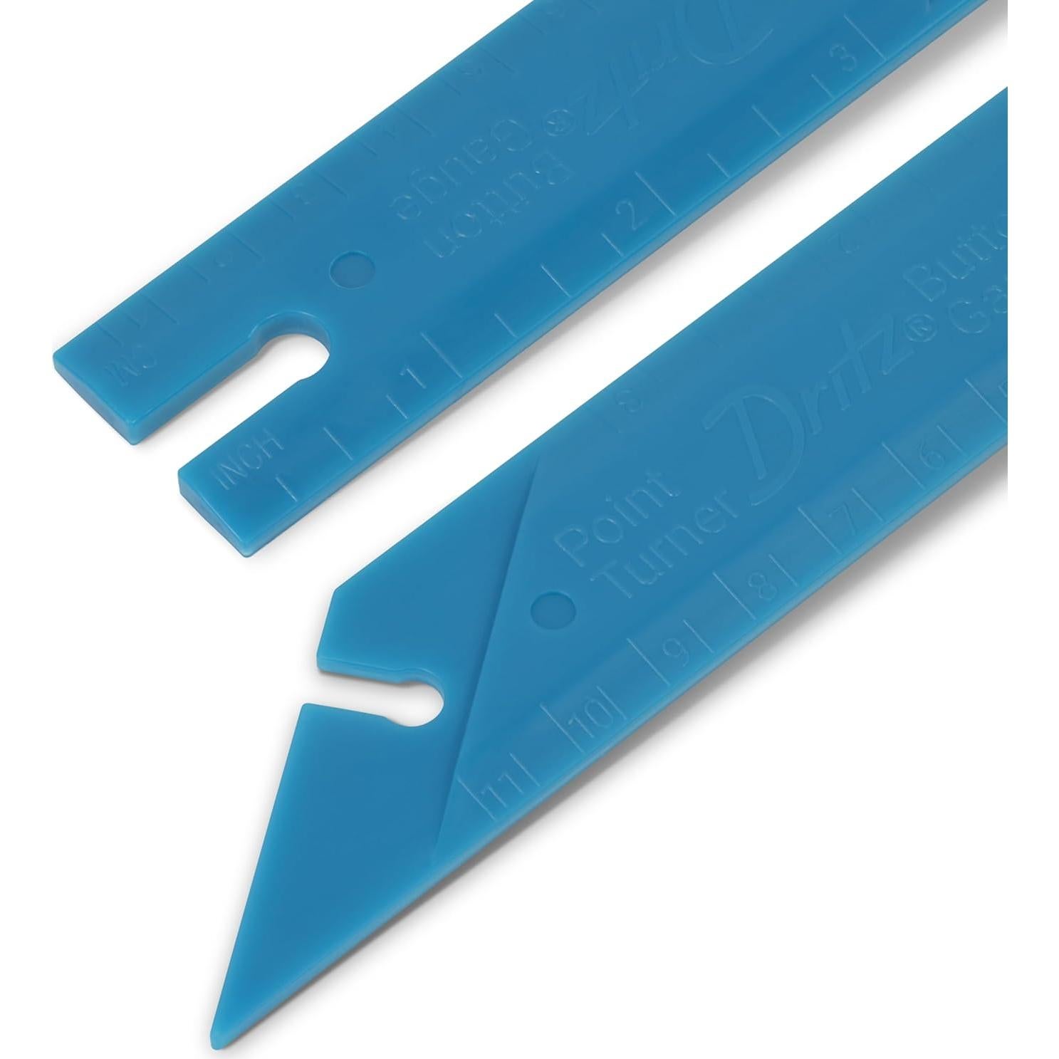 Medidor de Botones y Girador de Puntos Dritz 14 cm Azul