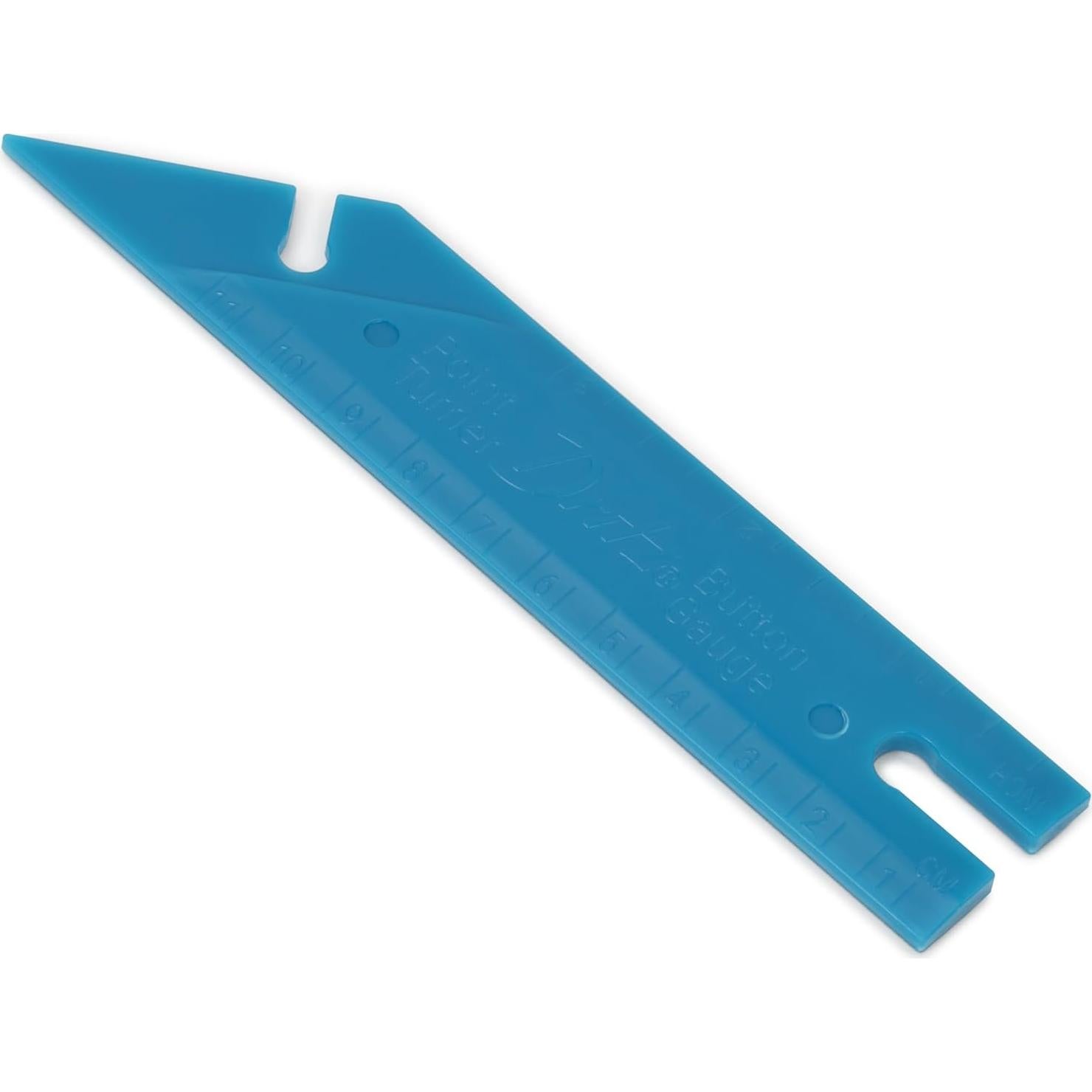 Medidor de Botones y Girador de Puntos Dritz 14 cm Azul
