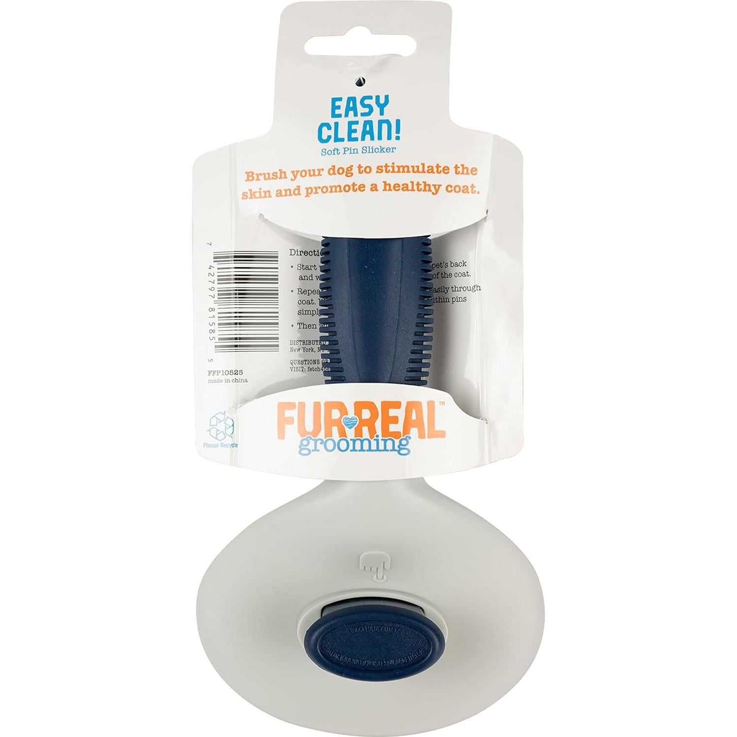 Cepillo Slicker Grande FurReal para Perros Medianos y Largos