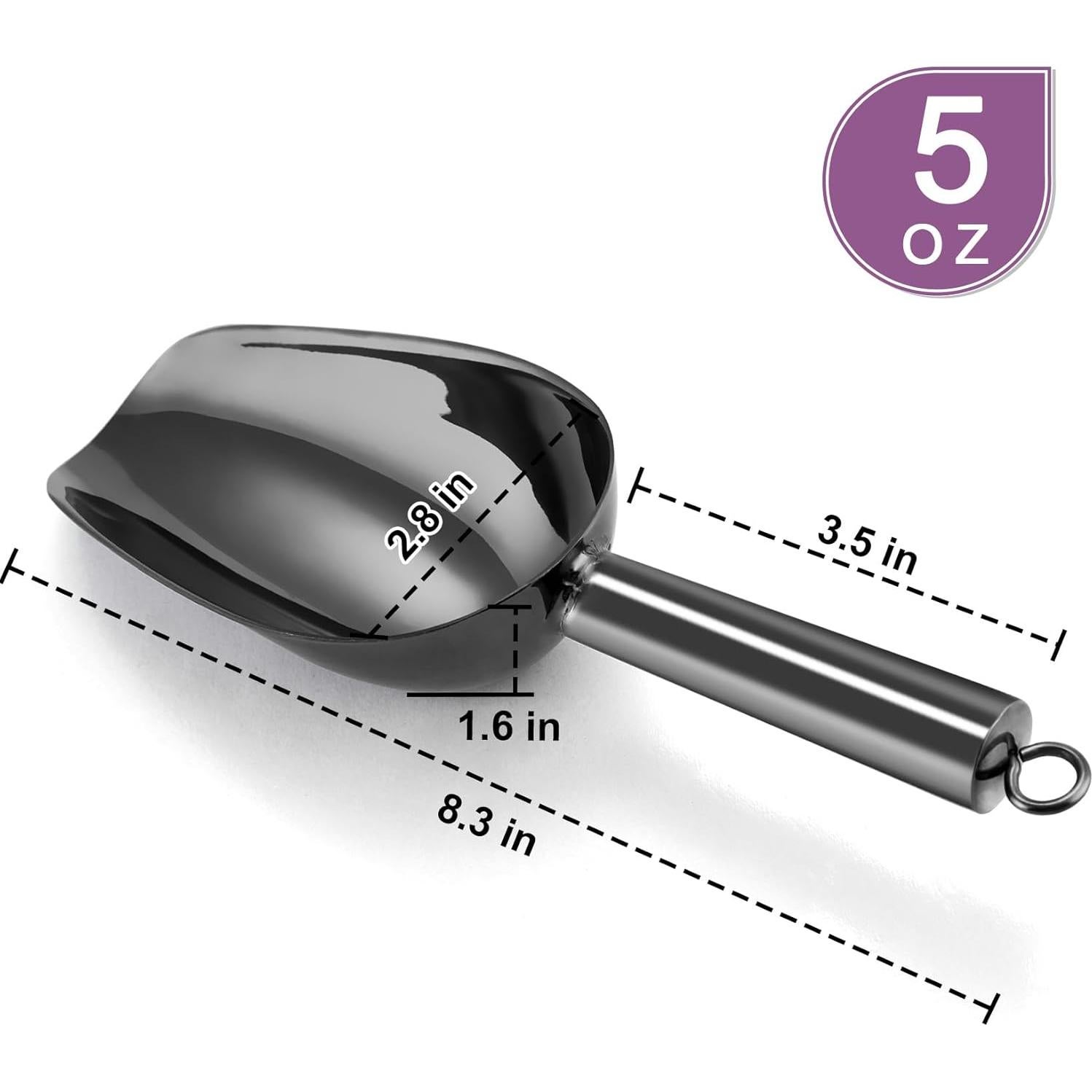 Cucharón Pequeño P&P CHEF 6oz Acero Inoxidable Negro