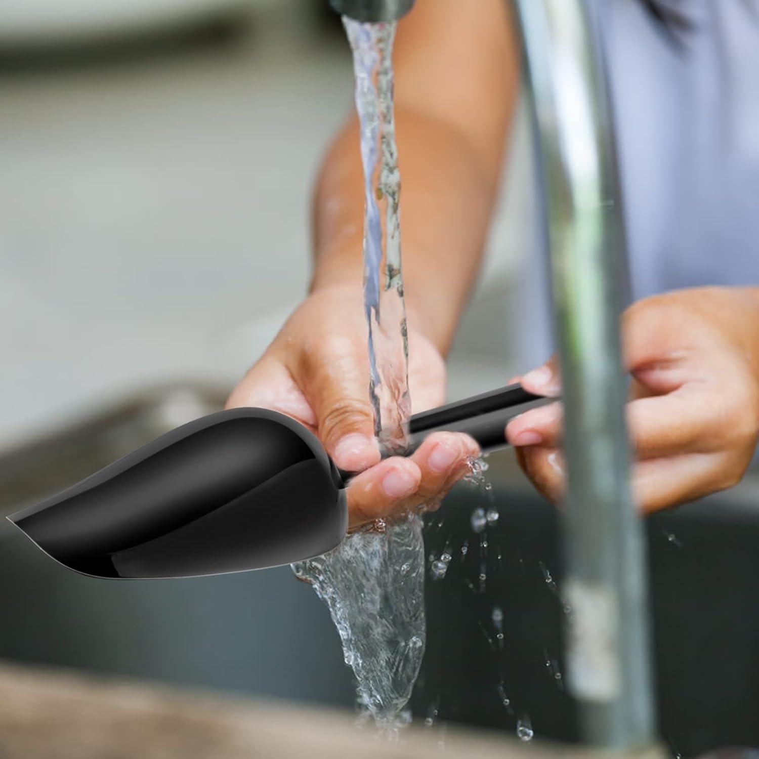 Cucharón Pequeño P&P CHEF 6oz Acero Inoxidable Negro