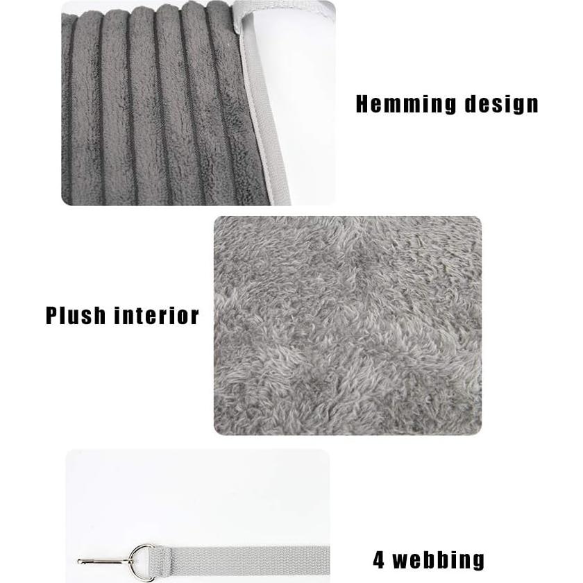 Hamaca Colgante para Hurones WOLEDOE - Túnel Gris 36.3x10.2 cm