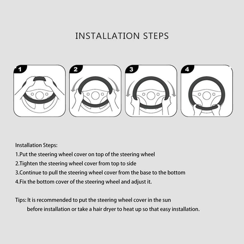 Cubierta de Volante YHONGJT Rosa Bebé 37-38 cm Universal