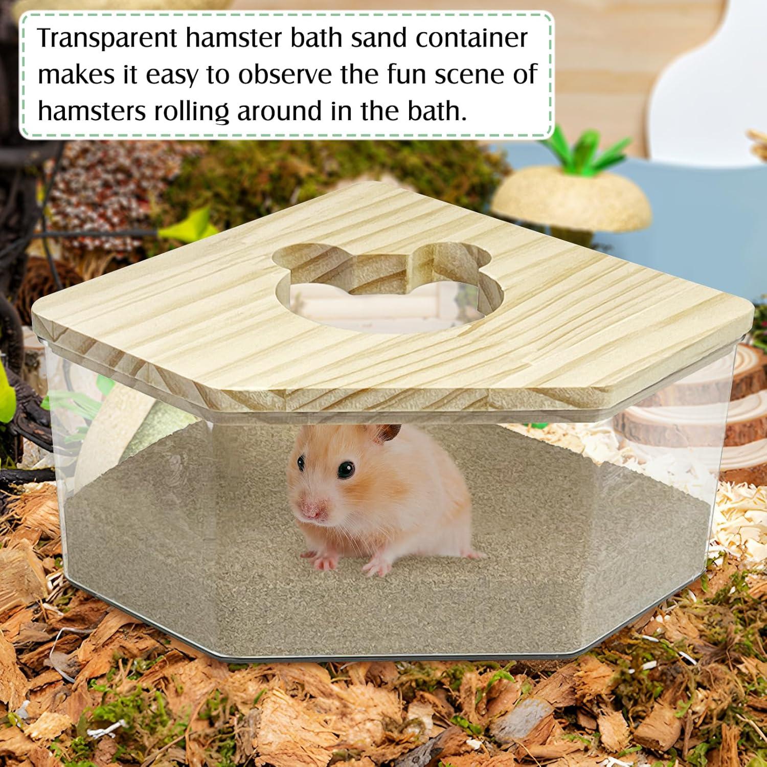 Caja de Baño de Arena para Hámster Kathson Acrílica 12.95cm