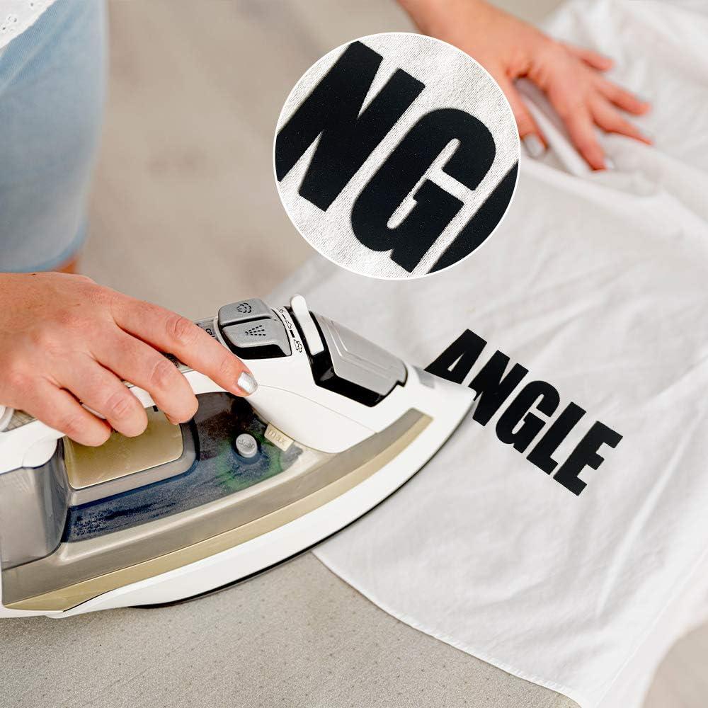 Letras de Transferencia Magfok 5.08 cm Algodón Negro 18 Hojas