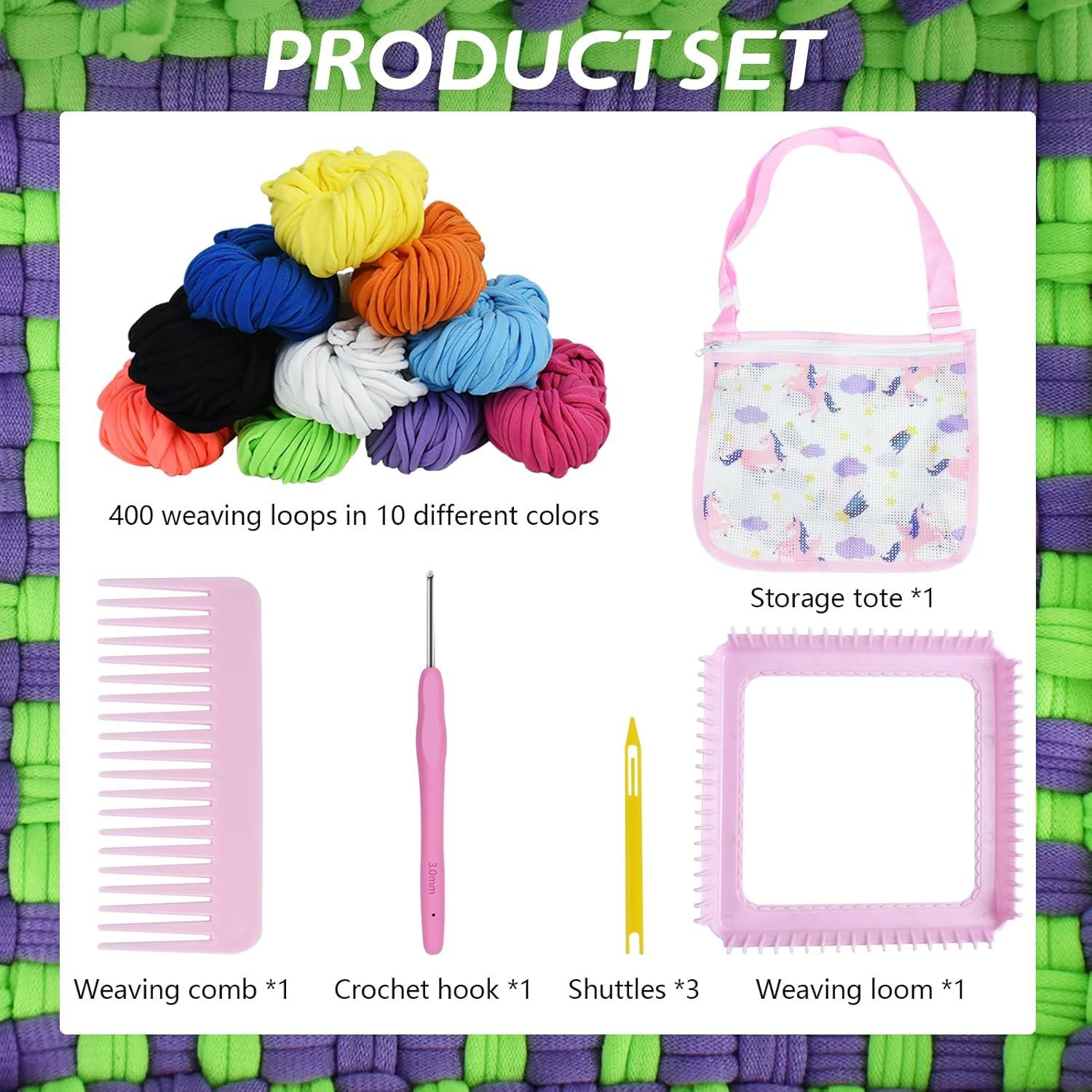 Kit de Telar Artcome con 400 Bucles de Tejido y Accesorios