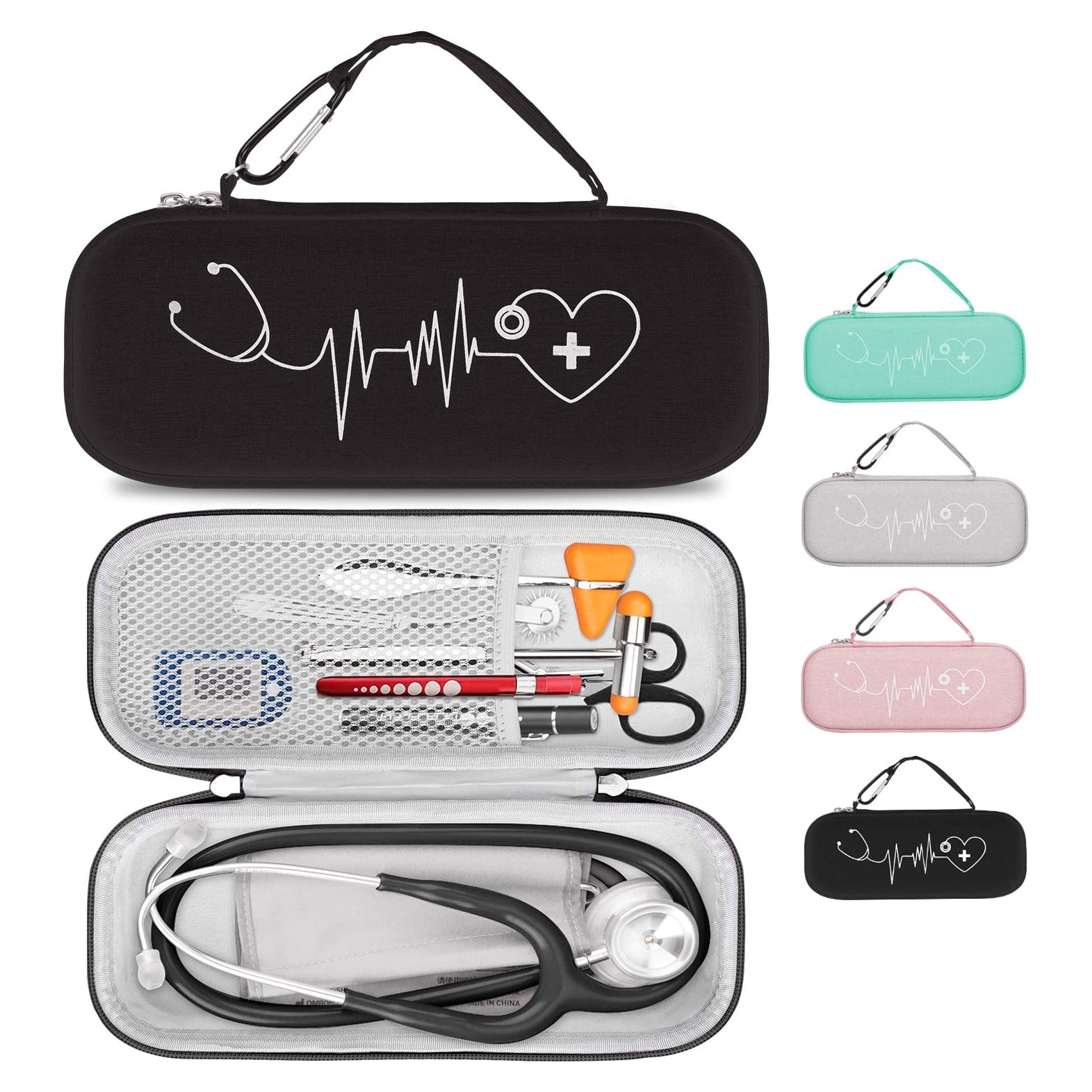 Funda para Estetoscopio HESPLUS Negra - Compatible con 3M Littmann