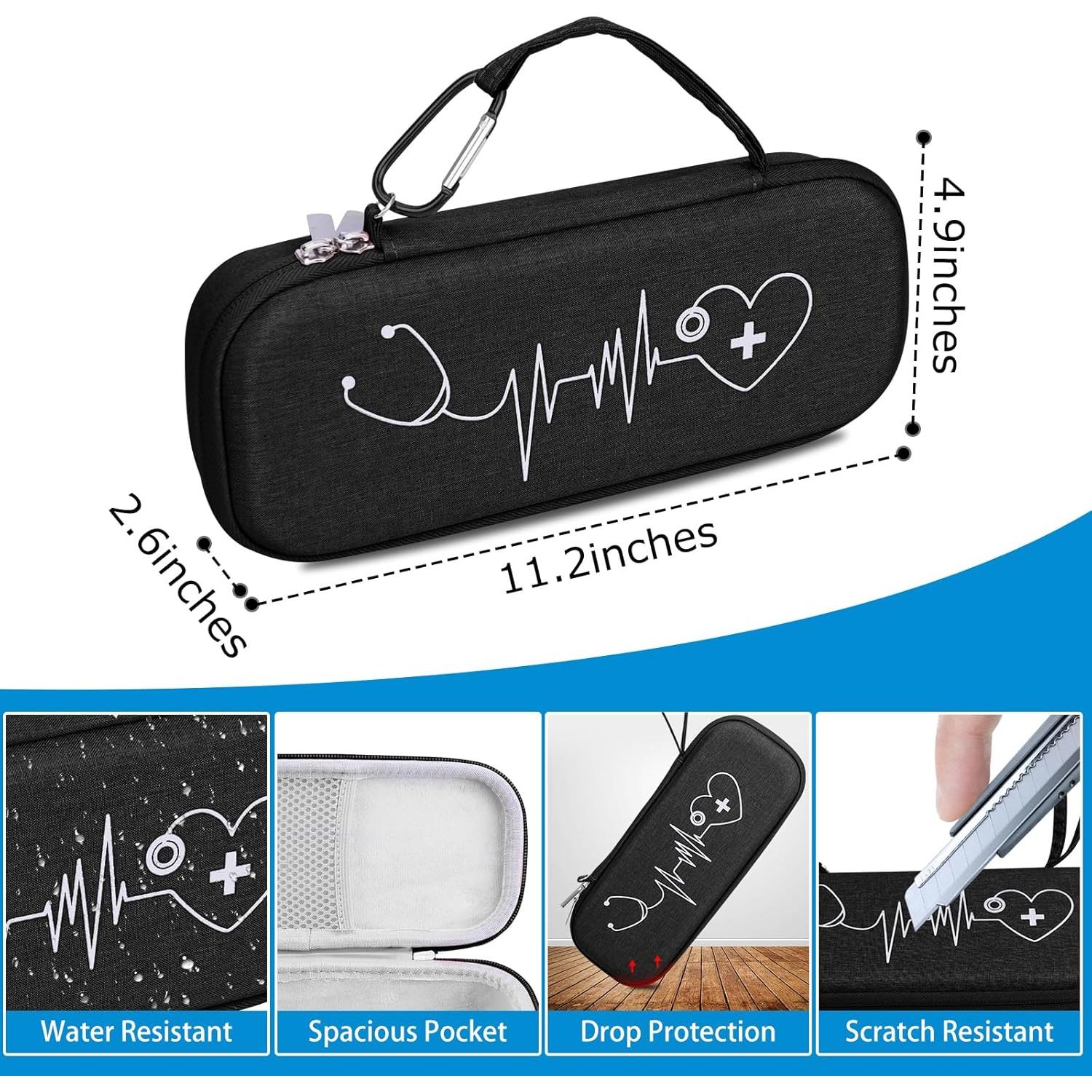 Funda para Estetoscopio HESPLUS Negra - Compatible con 3M Littmann