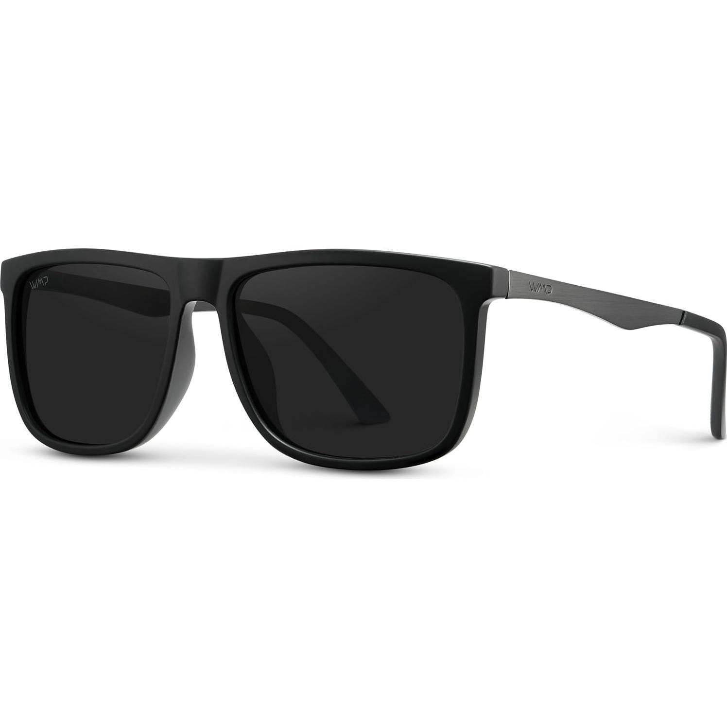 Gafas de Sol WMP Polarizadas Hombre Marco Negro Mate 56mm