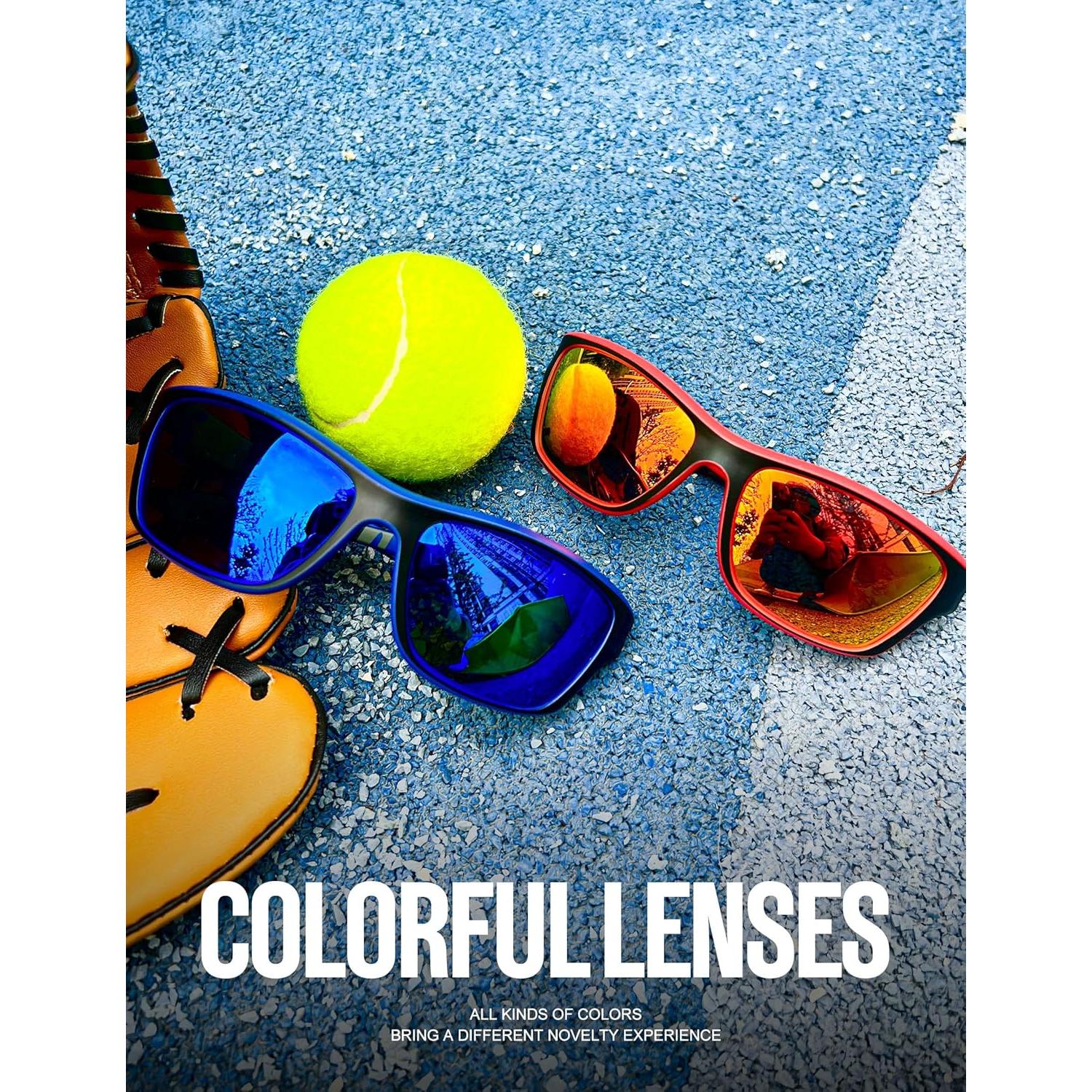 Gafas de sol polarizadas KALIYADI para hombres - 2 Pack UV