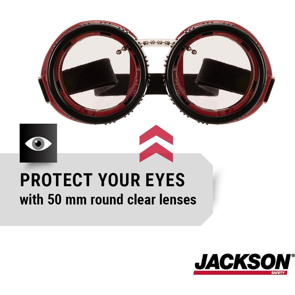 Gafas de Seguridad Retro Jackson Safety - Protección Ocular 50mm