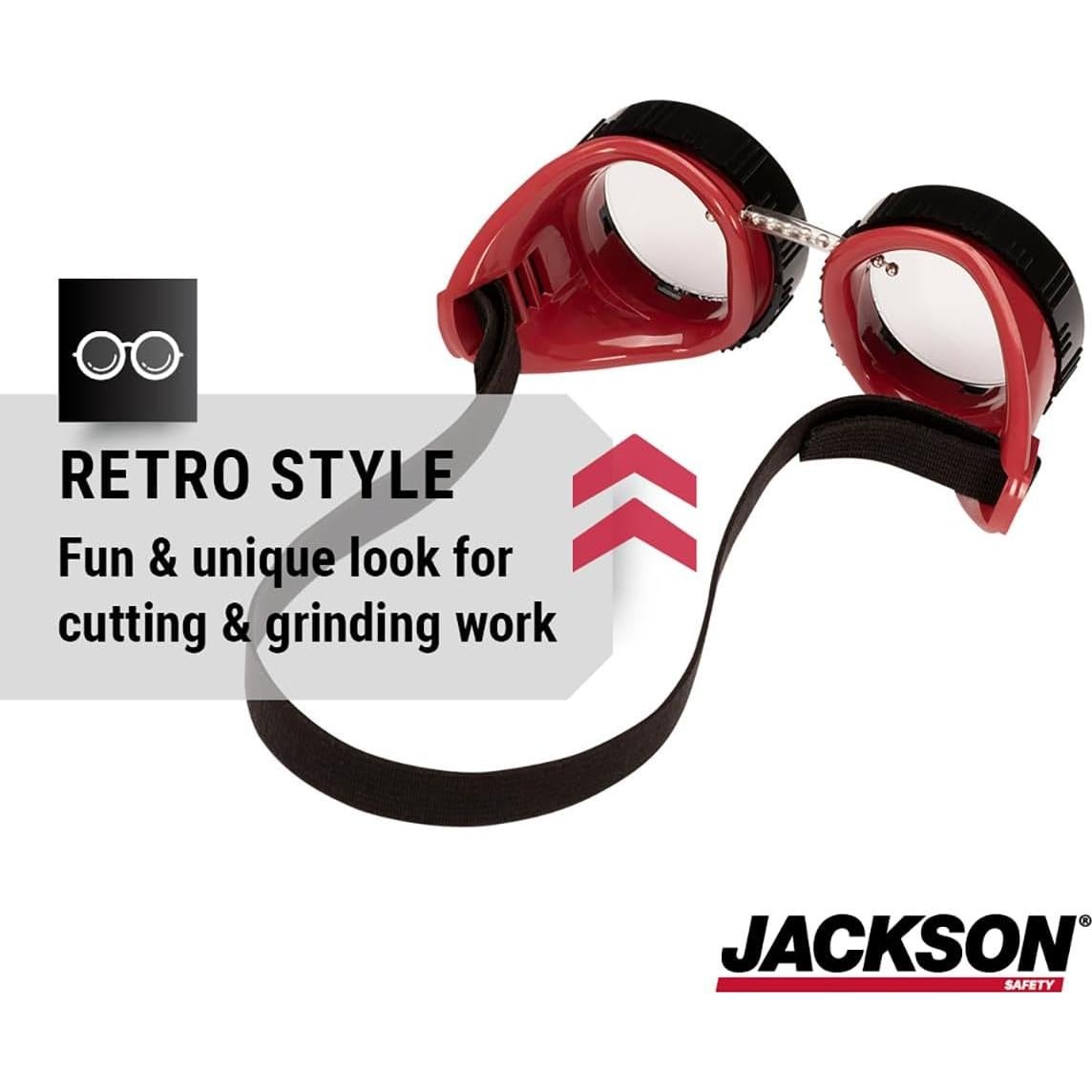 Gafas de Seguridad Retro Jackson Safety - Protección Ocular 50mm