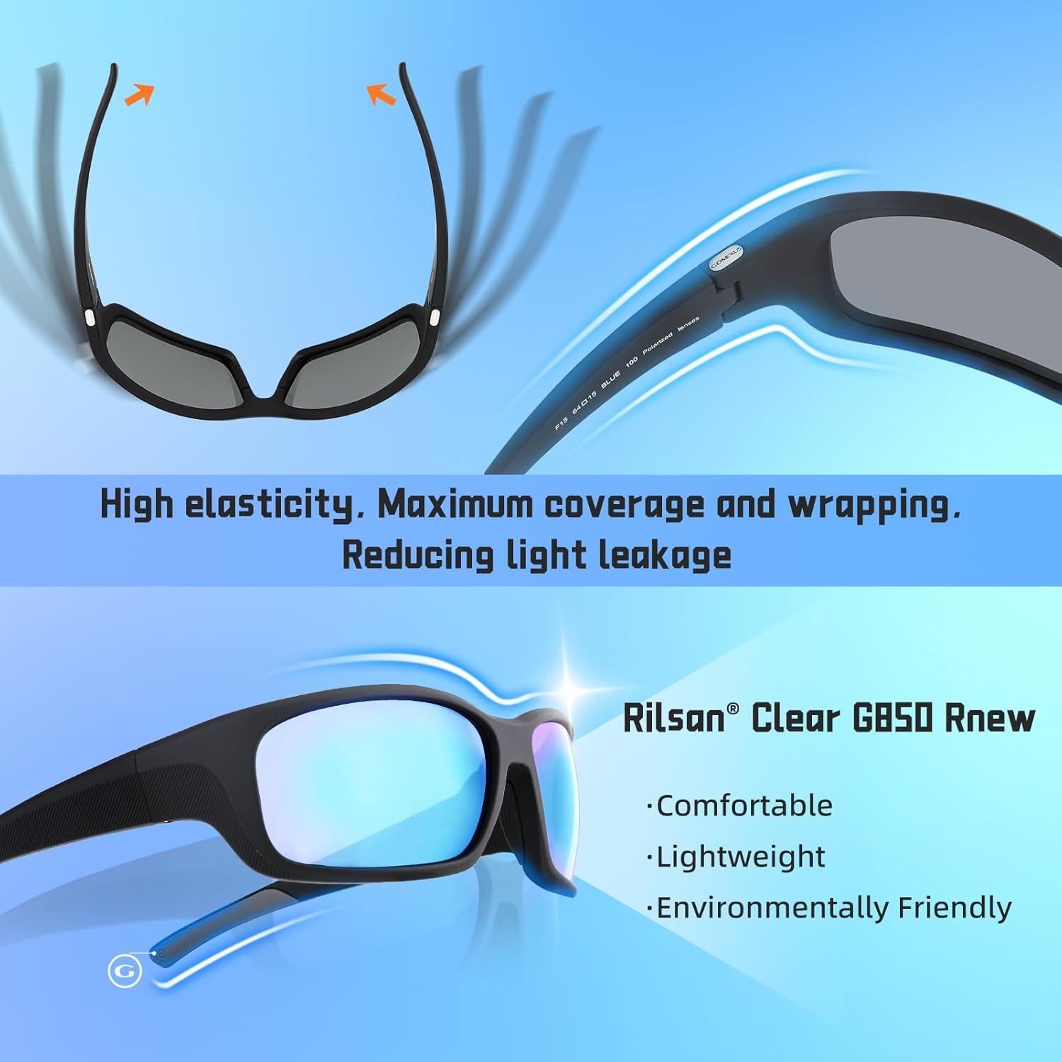 Gafas de Sol Deportivas Polarizadas GOMEXUS UV400 Azul