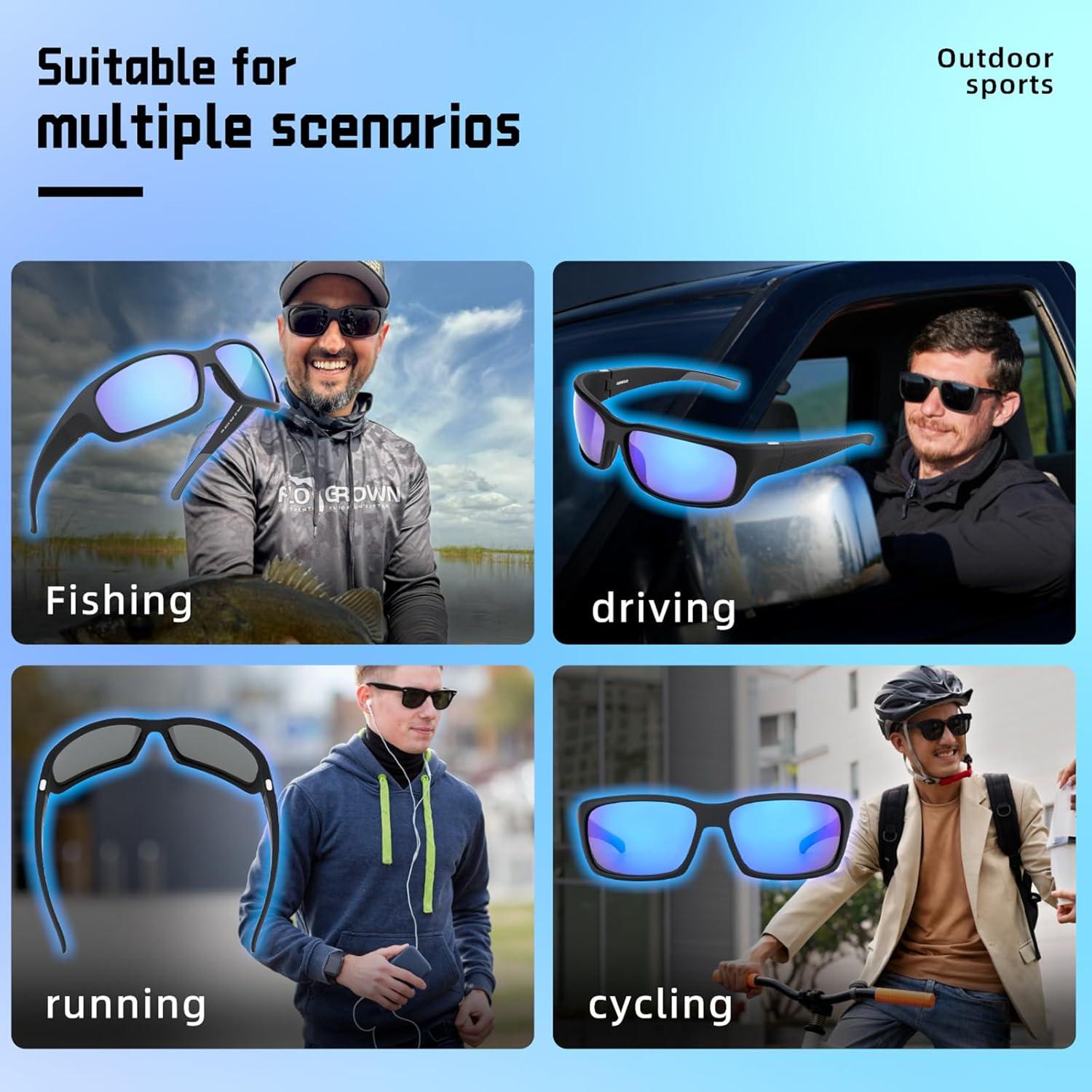 Gafas de Sol Deportivas Polarizadas GOMEXUS UV400 Azul