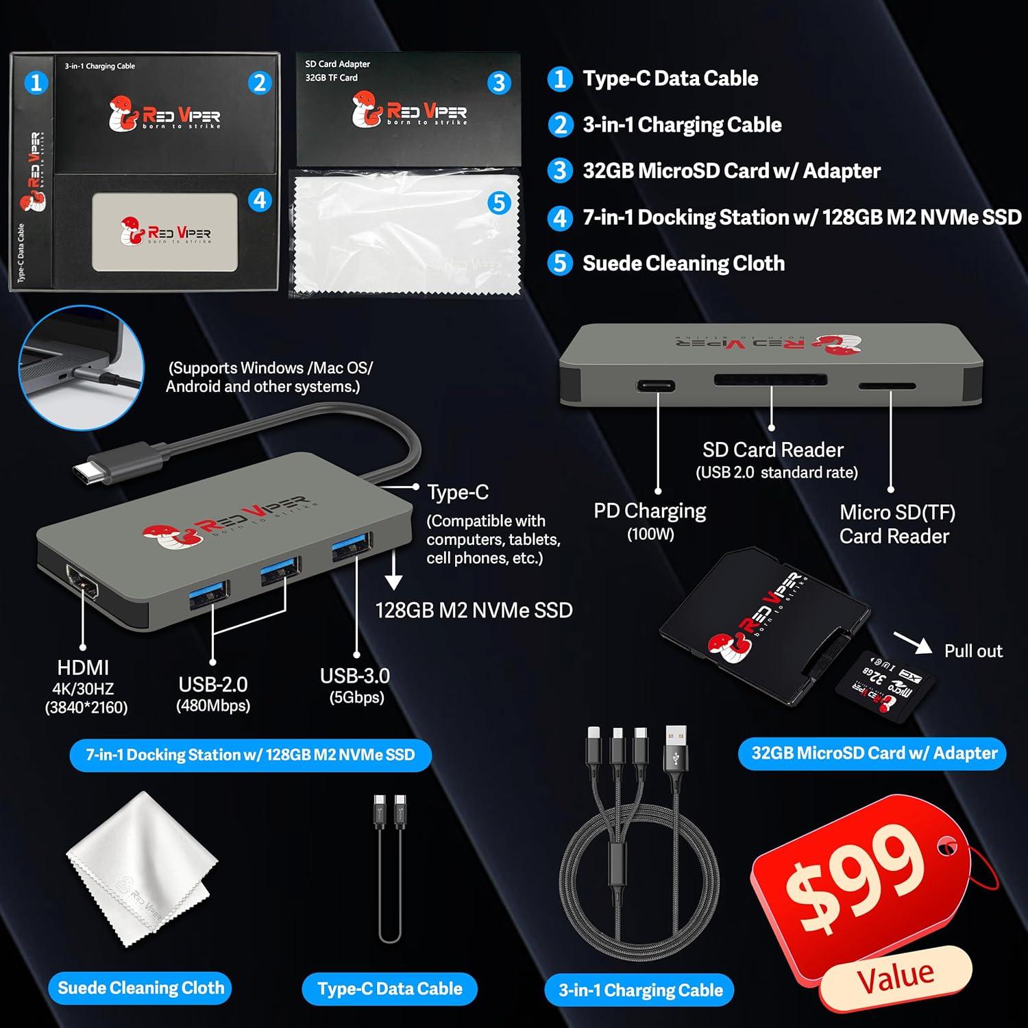 Laptop HP Stream 14" HD, Intel Celeron N4120, 8GB RAM, 224GB