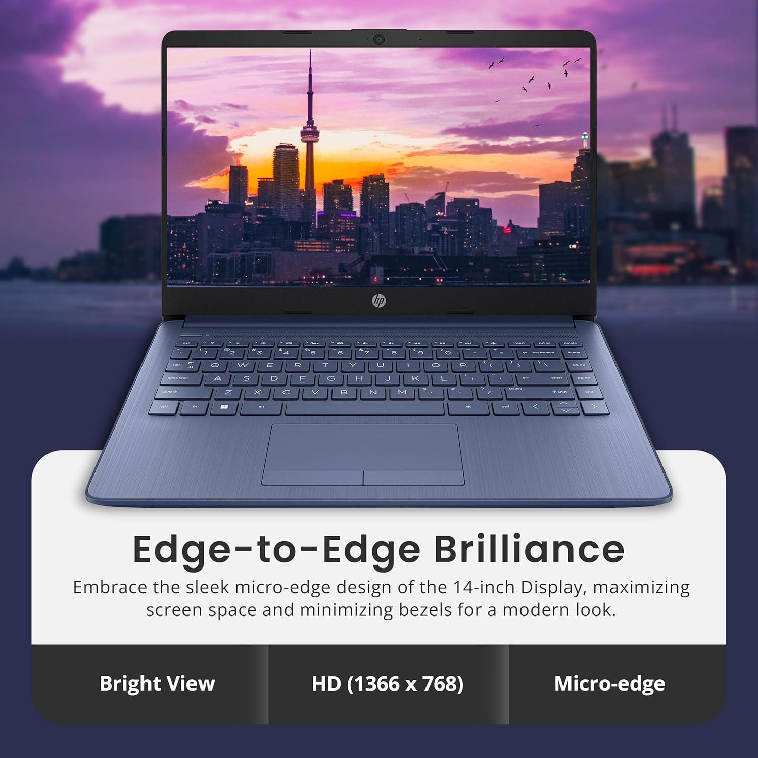 Laptop HP Stream 14" HD, Intel Celeron N4120, 8GB RAM, 224GB