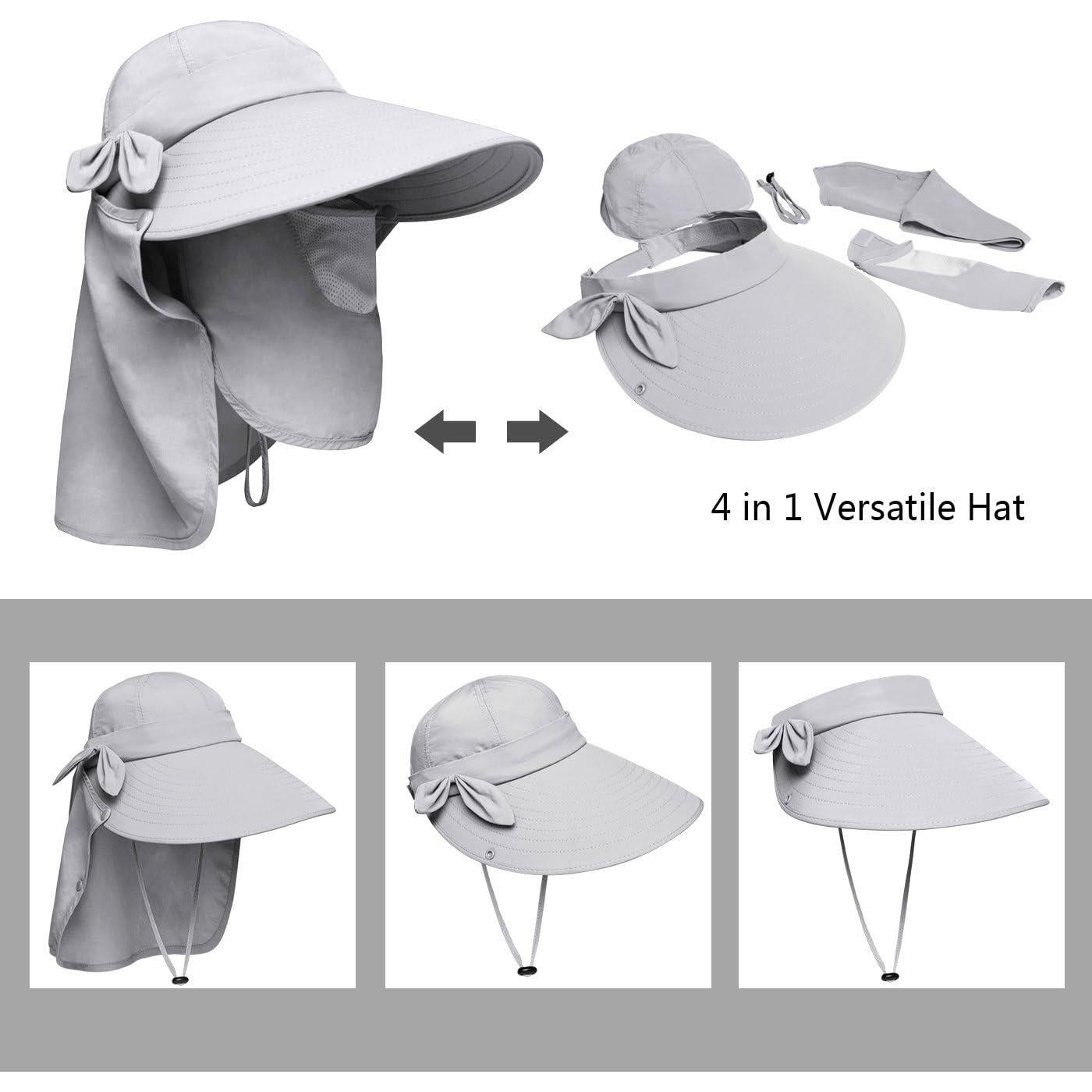 Gorra de Visera Desmontable LENIKIS UPF 50 para Mujeres