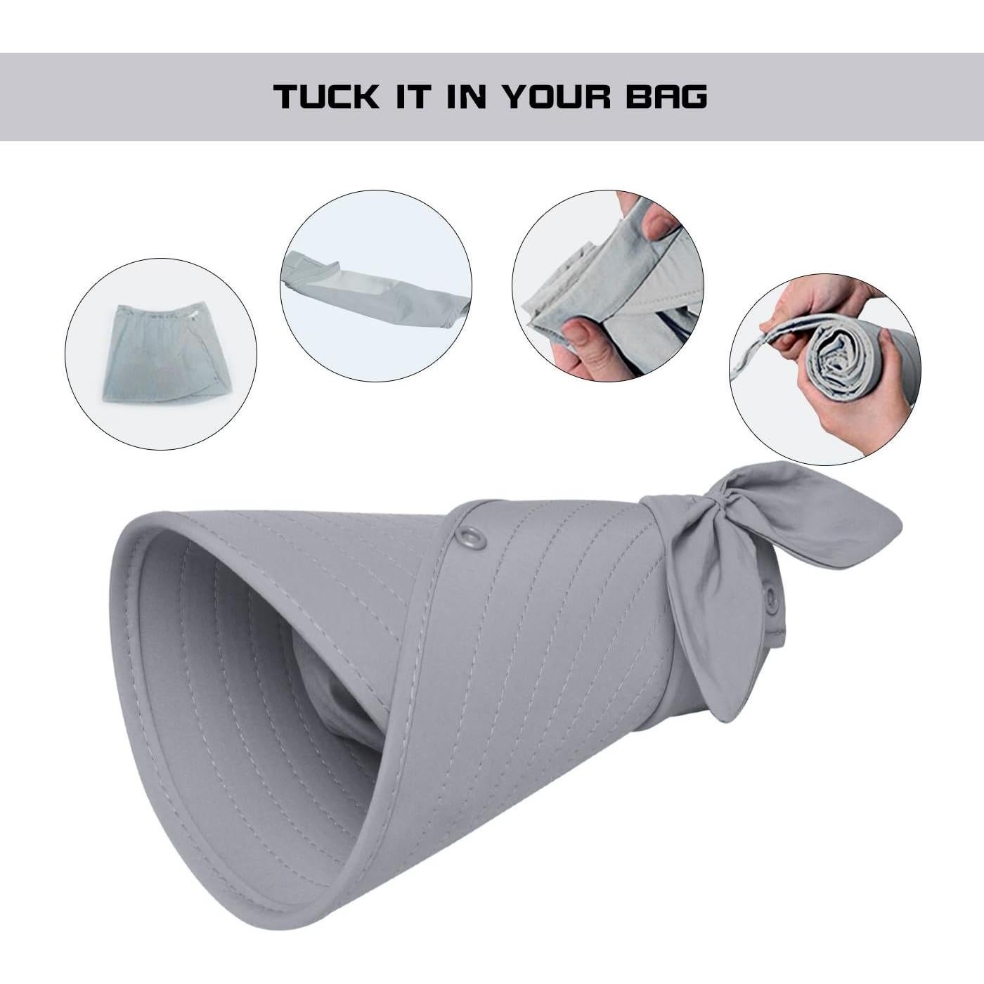 Gorra de Visera Desmontable LENIKIS UPF 50 para Mujeres