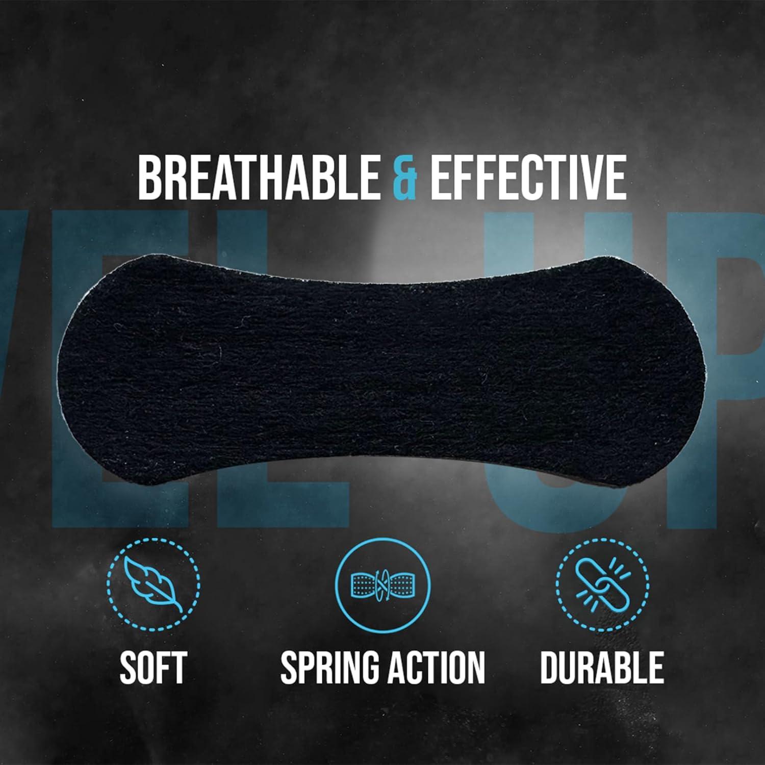 Tiras Nasales Atléticas ProInhale™ - 60 Unidades, Ajuste Cómodo