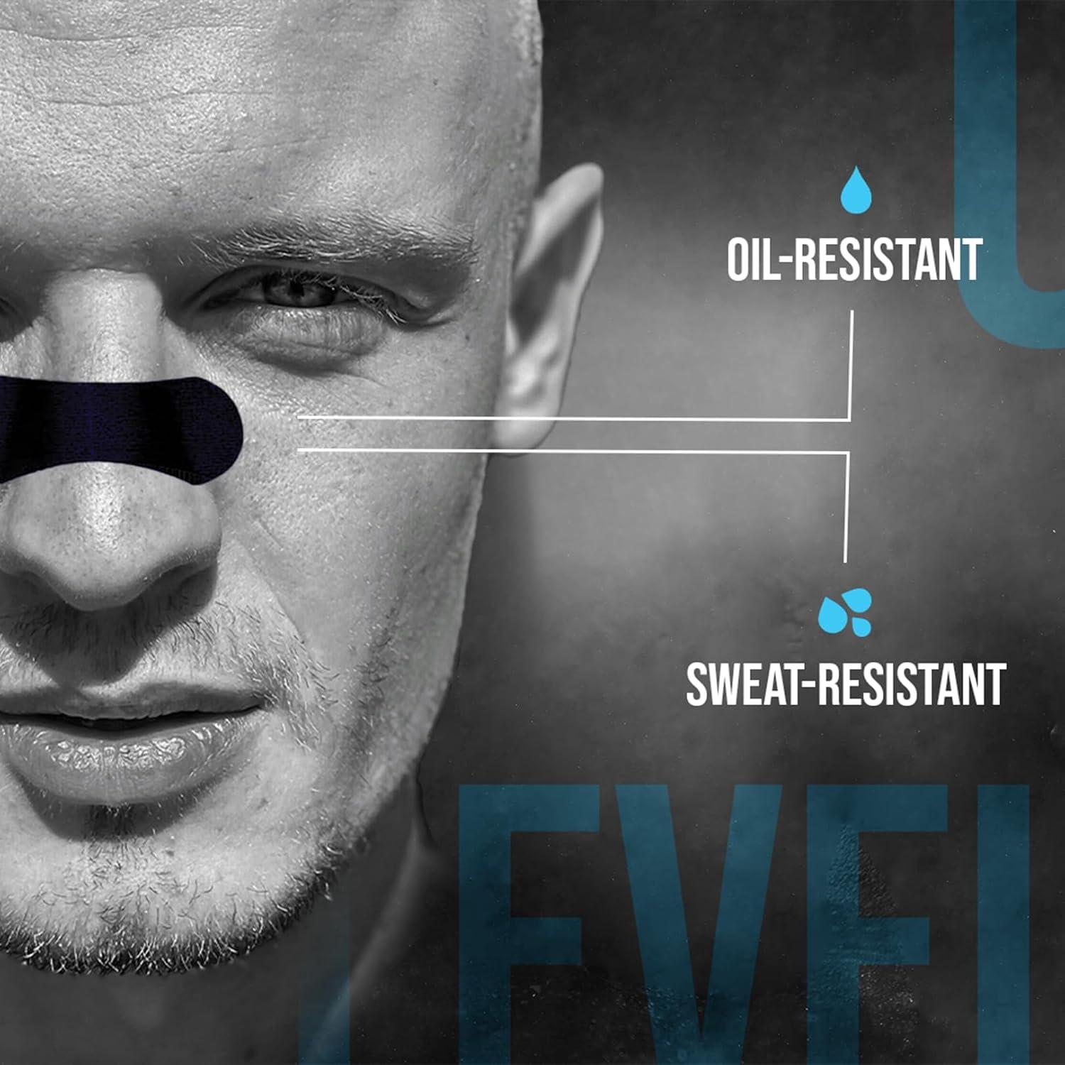 Tiras Nasales Atléticas ProInhale™ - 60 Unidades, Ajuste Cómodo