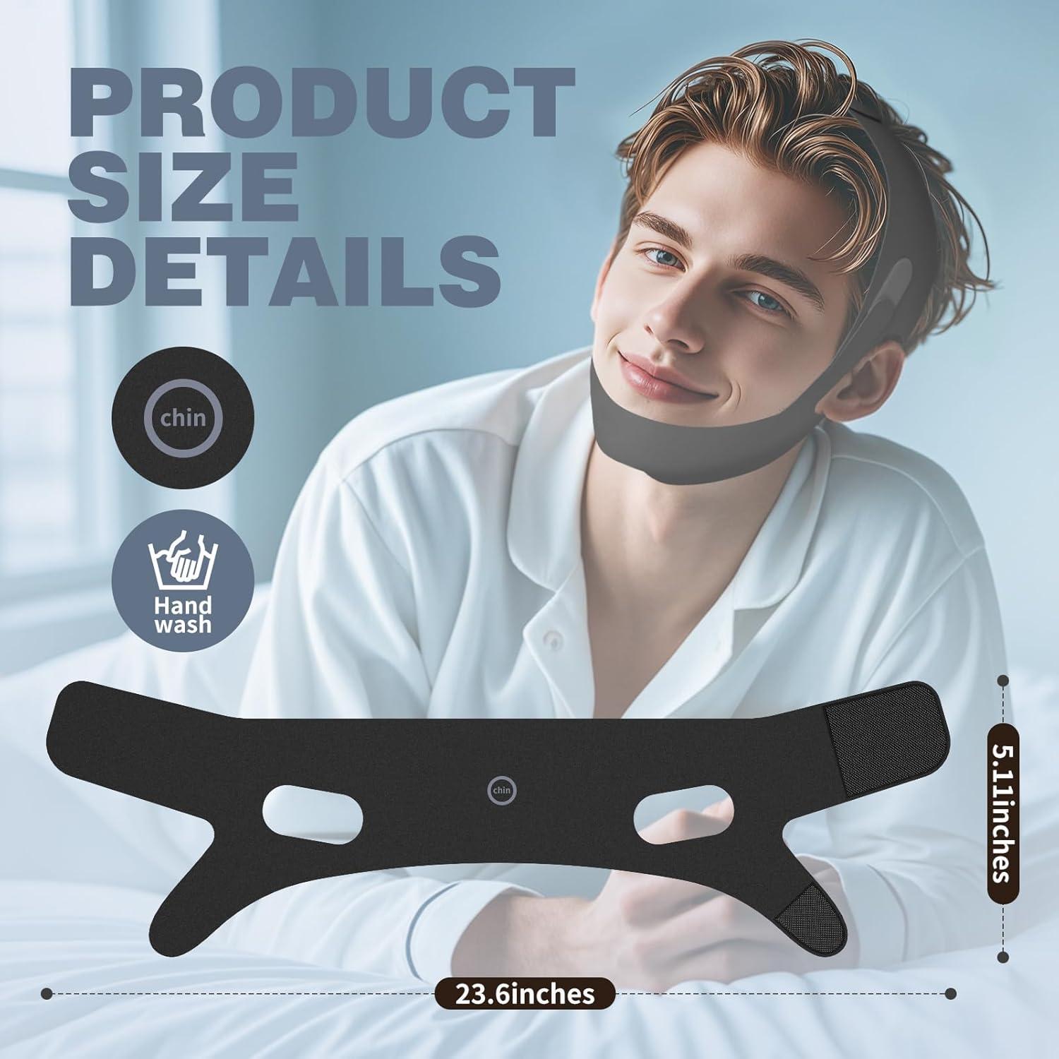 Correa Anti Ronquidos NOIKO Ajustable para Adultos - Negro