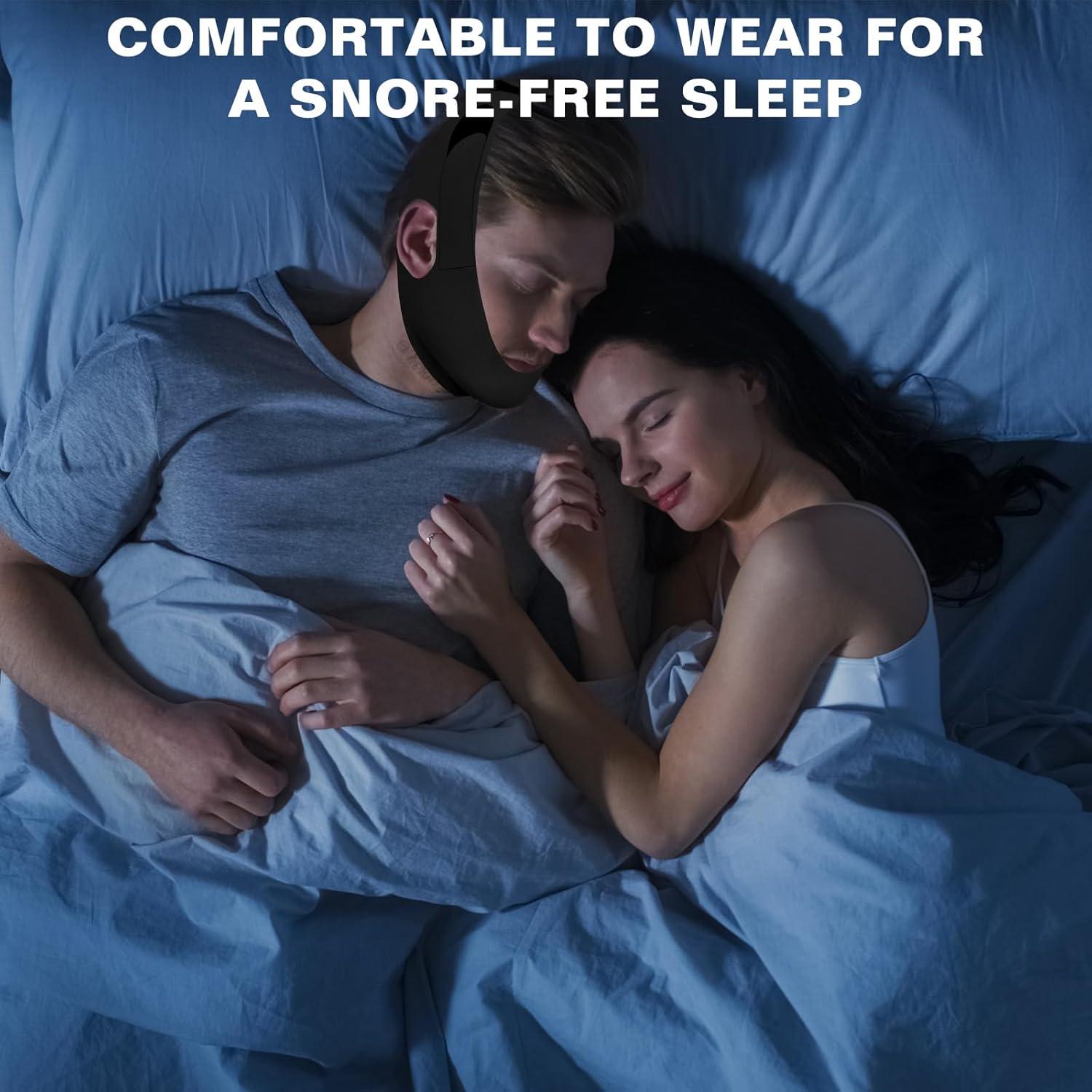 Correa Anti Ronquidos NOIKO Ajustable para Adultos - Negro