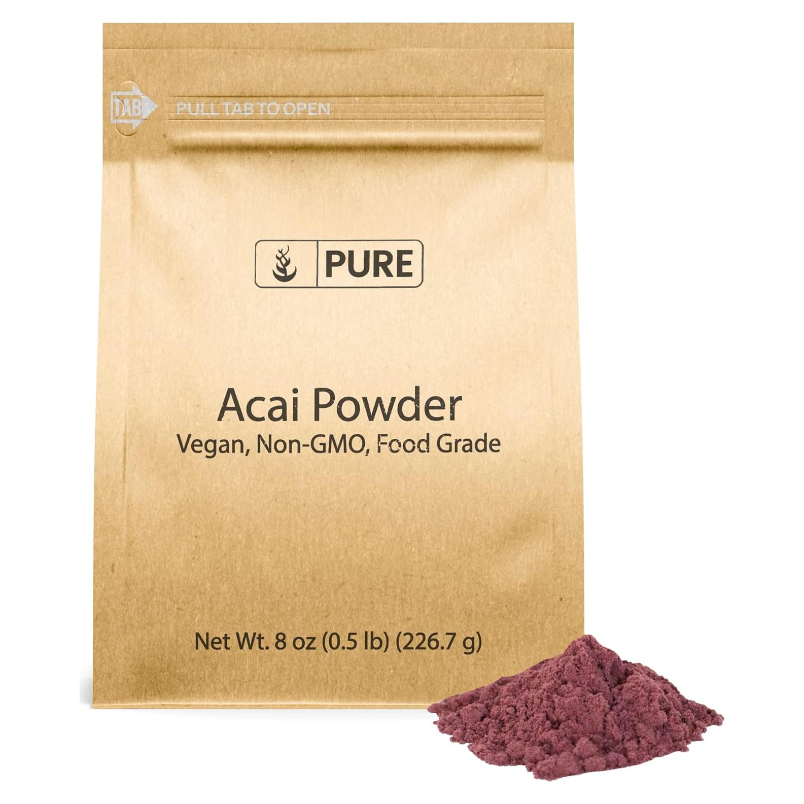 Polvo de Baya de Acai Pure Original Ingredients 227 g Vegano