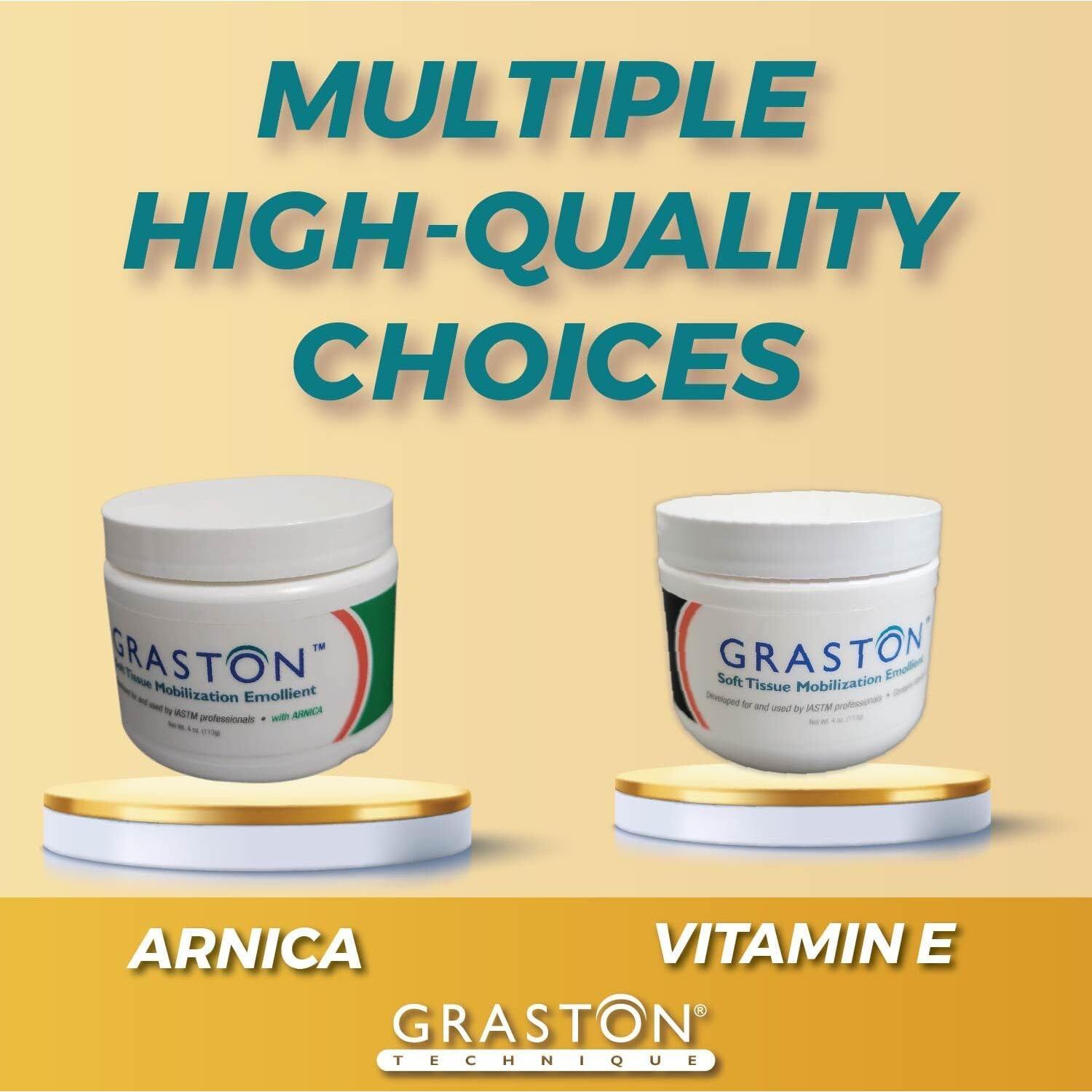 Emoliente Graston con Vitamina E 113g - Crema de Masaje 6 Unidades