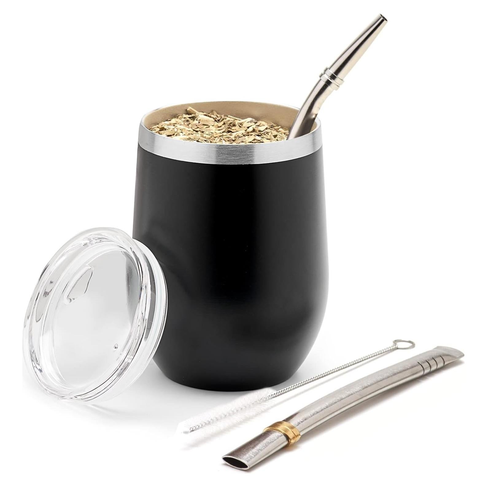 Kit de Taza de Yerba Mate BALIBETOV 5 Pcs Acero Inoxidable