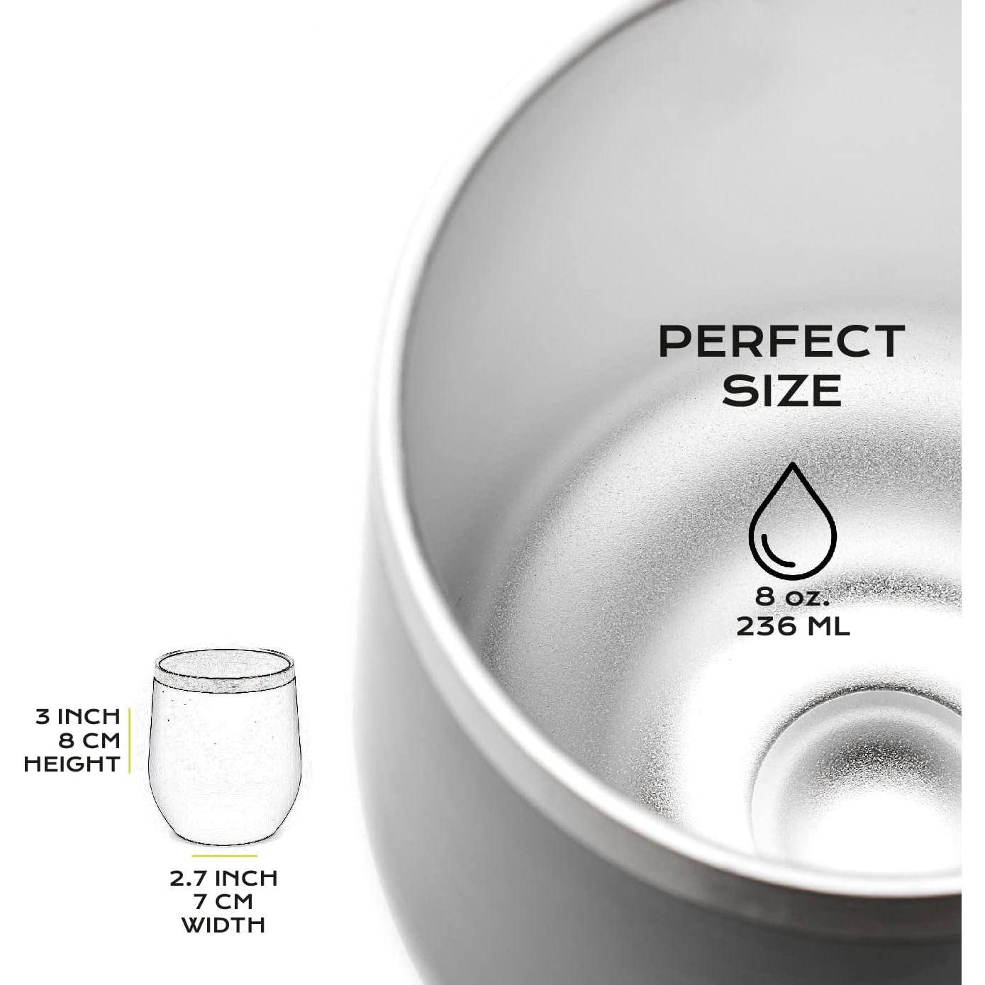 Kit de Taza de Yerba Mate BALIBETOV 5 Pcs Acero Inoxidable