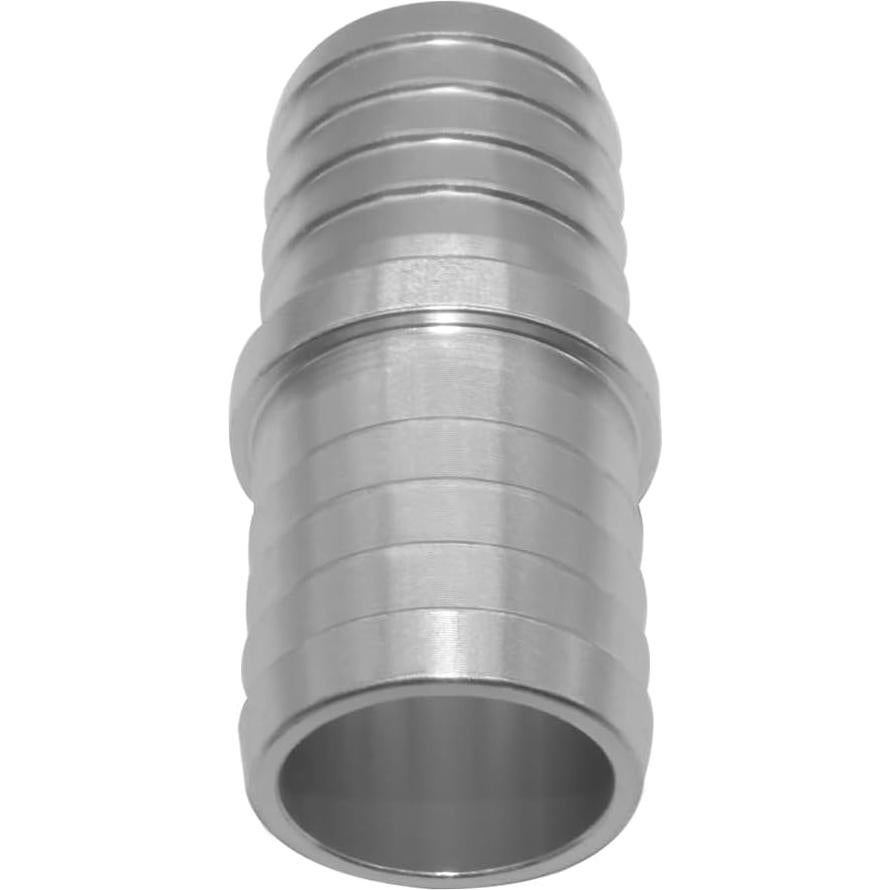 Conector de Manguera Barb YSIL 2.54 cm Aluminio Plateado