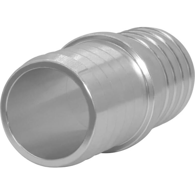 Conector de Manguera Barb YSIL 2.54 cm Aluminio Plateado