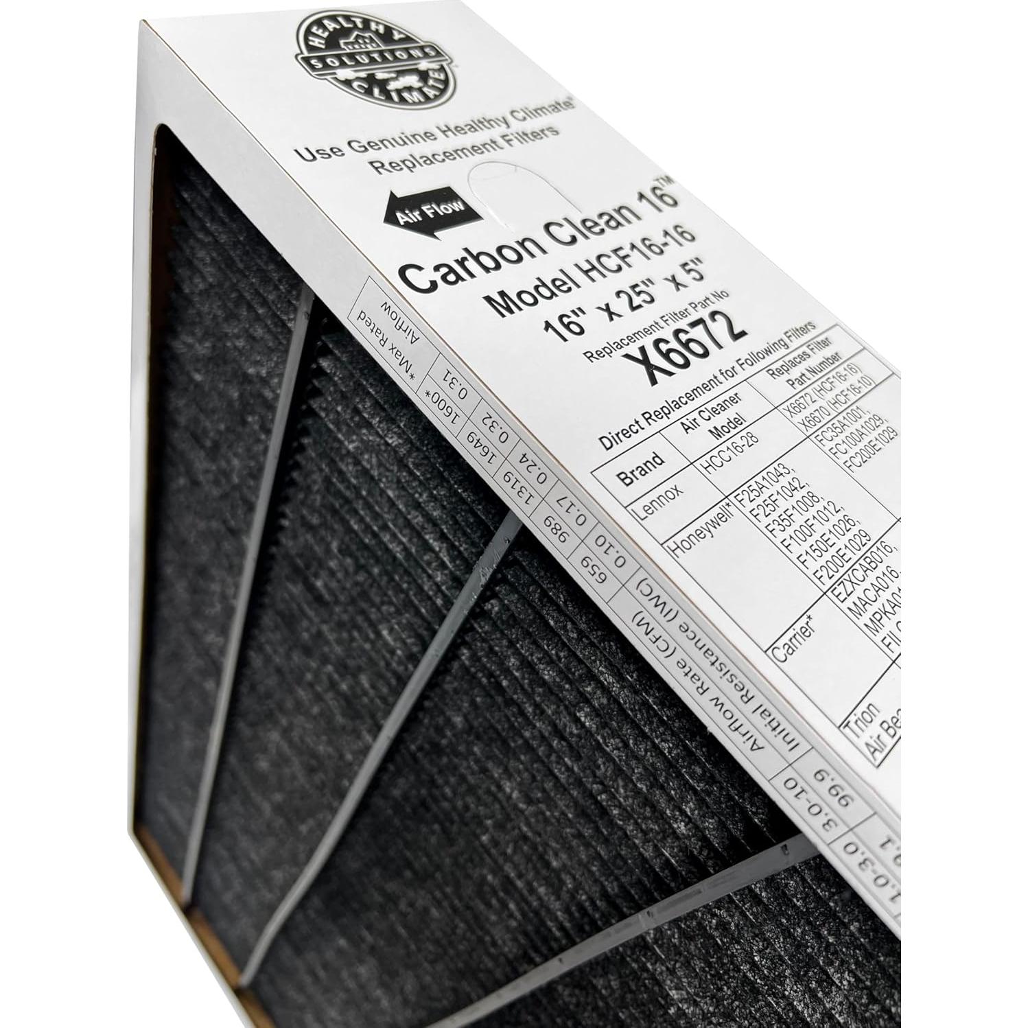 Filtro de Aire Lennox X6672 MERV 16 con Recordatorio