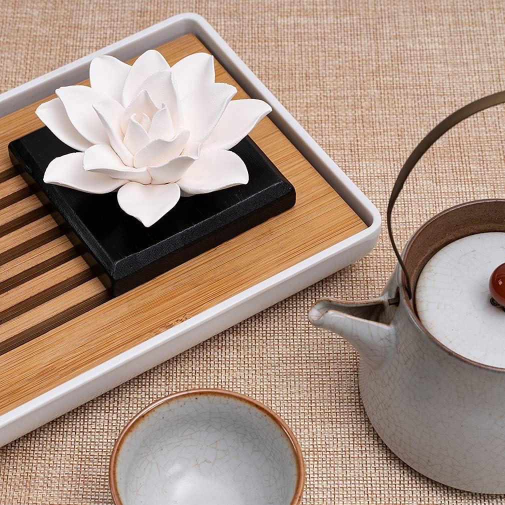 Difusor de Aceite Esencial MOLIMAO Magnolia Rosa Hecho a Mano