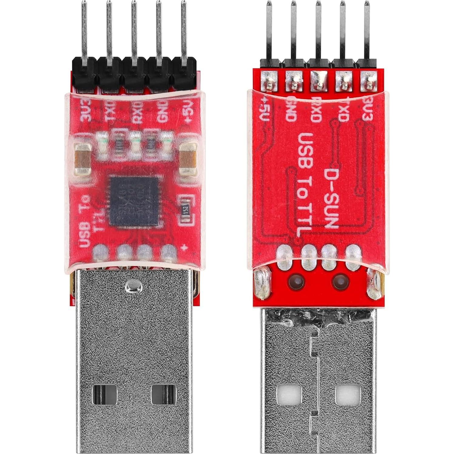 Módulo CP2102 USB a TTL YELUFT - Adaptador Serial 3.3V/5V