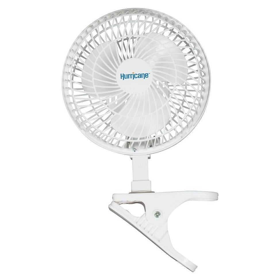 Ventilador de Clip Hurricane 15 cm 2 Velocidades Blanco