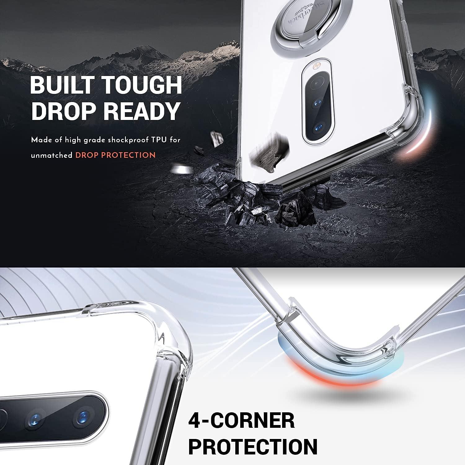 Funda Transparente Silverback para OnePlus 8 con Soporte