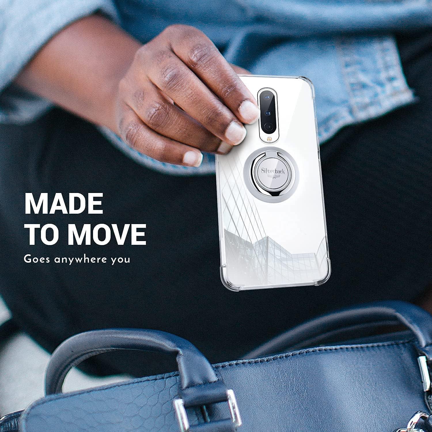 Funda Transparente Silverback para OnePlus 8 con Soporte