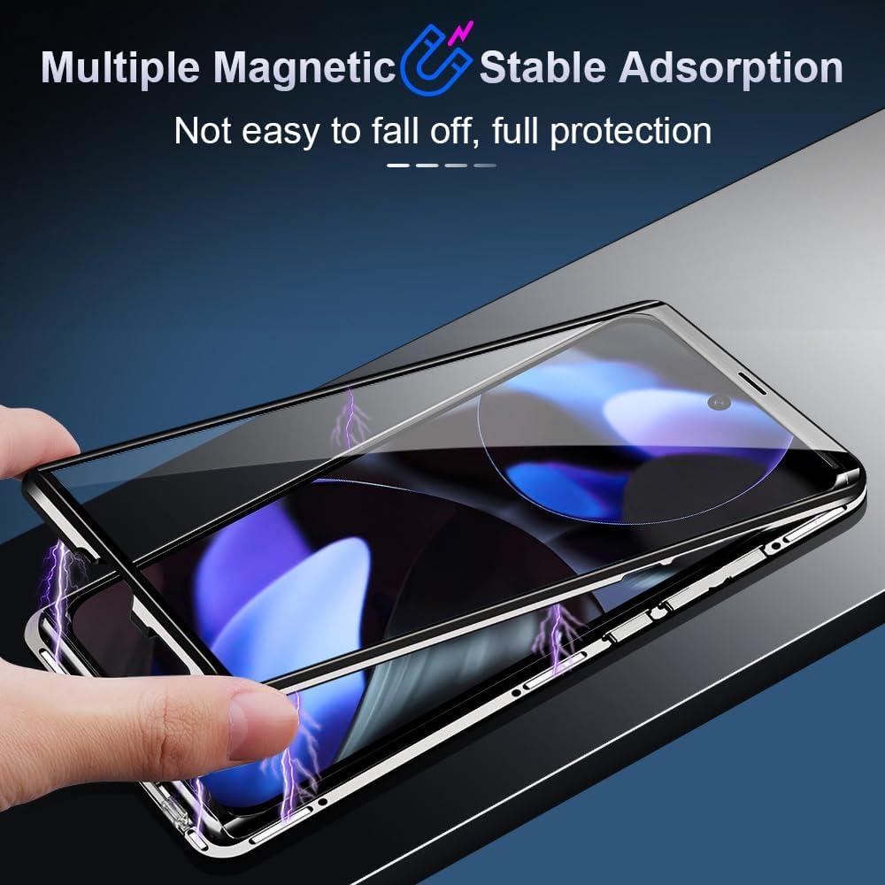 Funda QUIETIP para Google Pixel 9 y 9 Pro, Vidrio Templado Negro