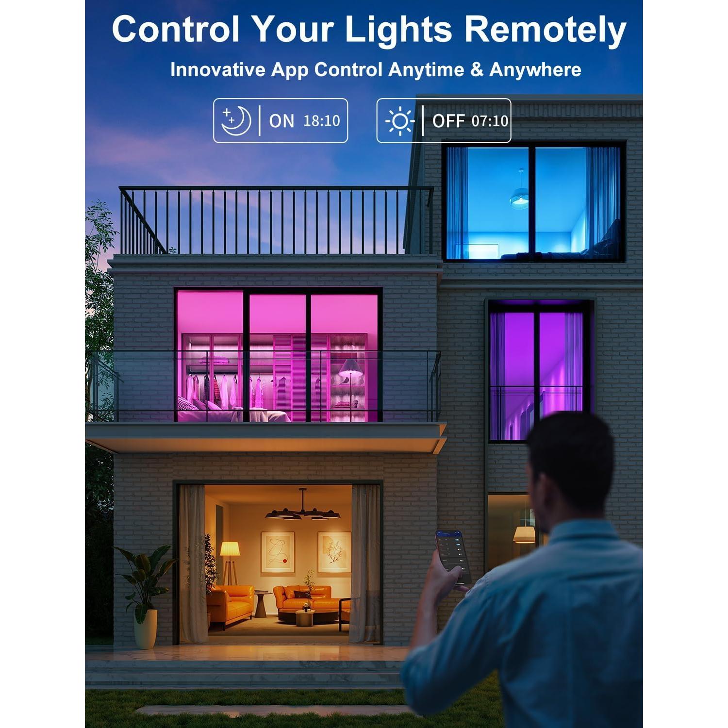 Bombilla LED Inteligente Vinaco A19 9W RGB E26 Control Alexa