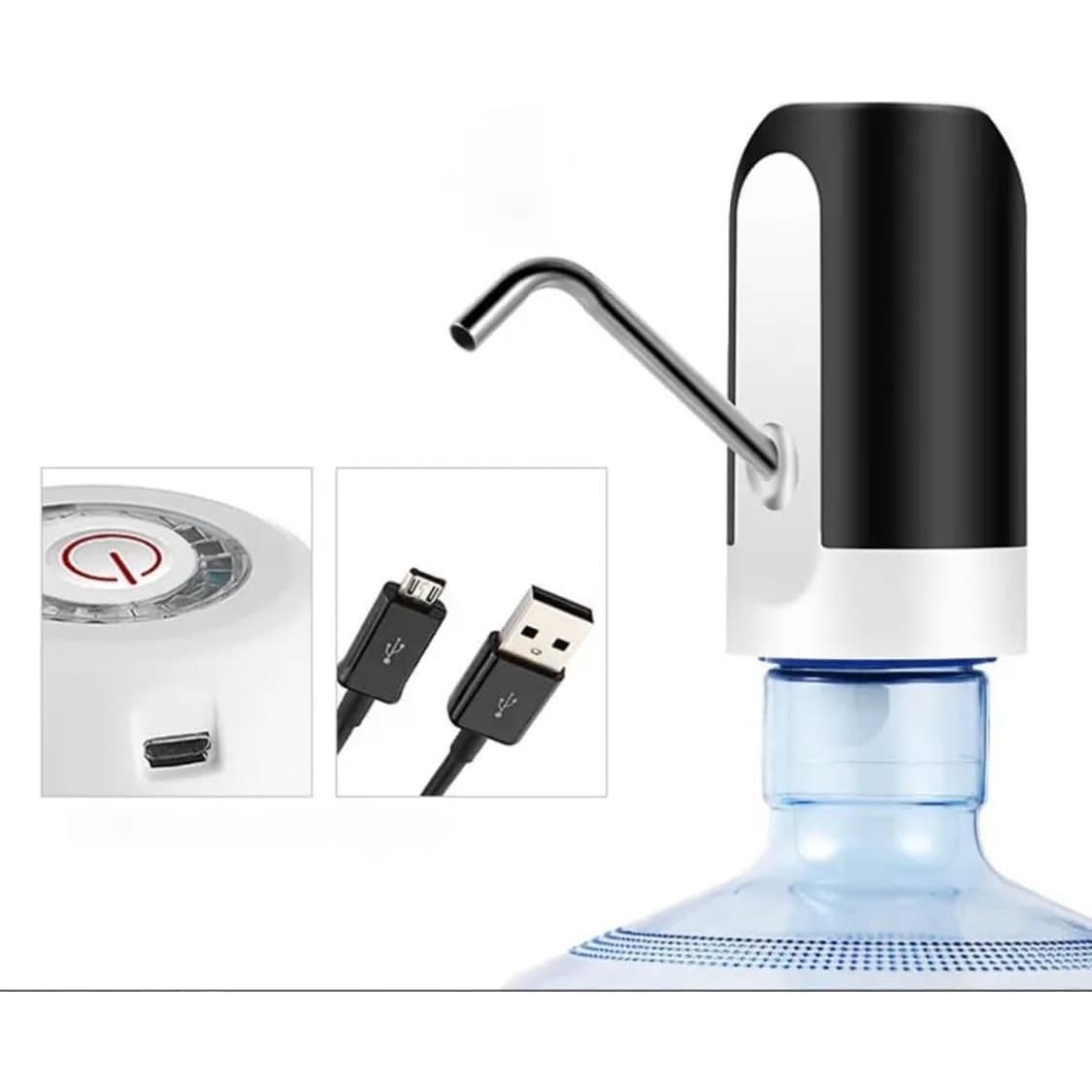 Dispensador de Agua Automático Recargable USB - Bomba 3-5 Galones