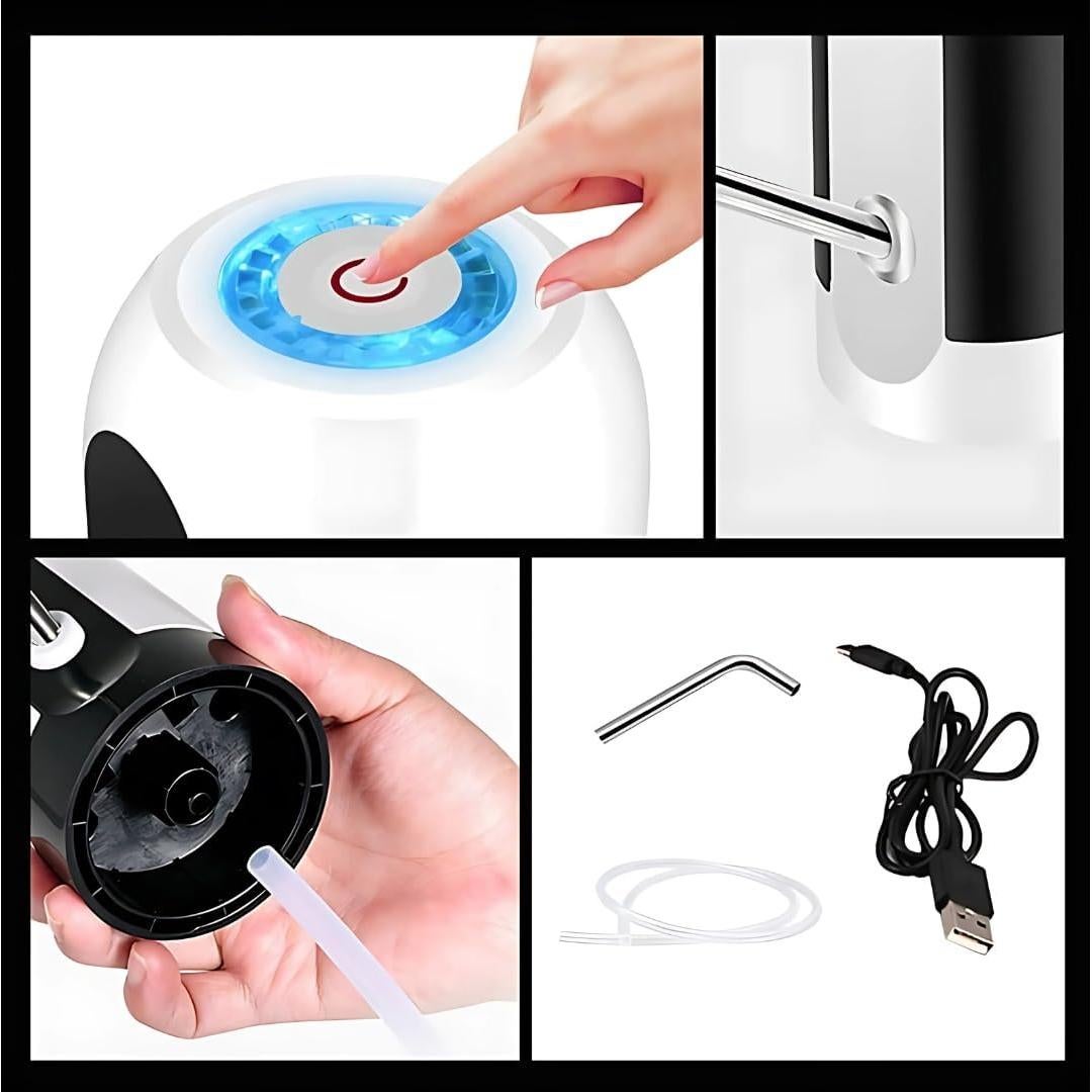 Dispensador de Agua Automático Recargable USB - Bomba 3-5 Galones
