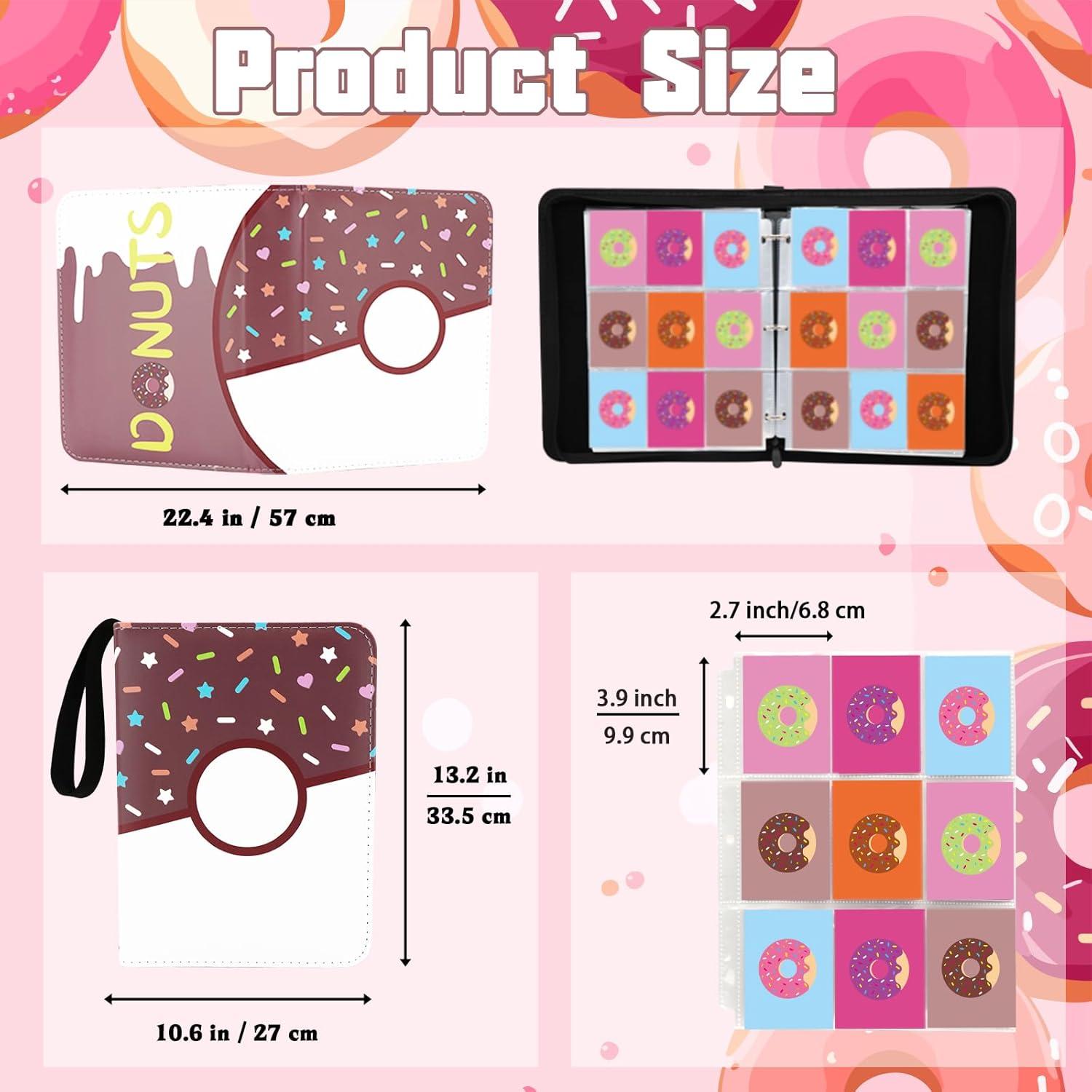 Álbum de Tarjetas 900 Bolsillos Piefectpie Donut Rosa