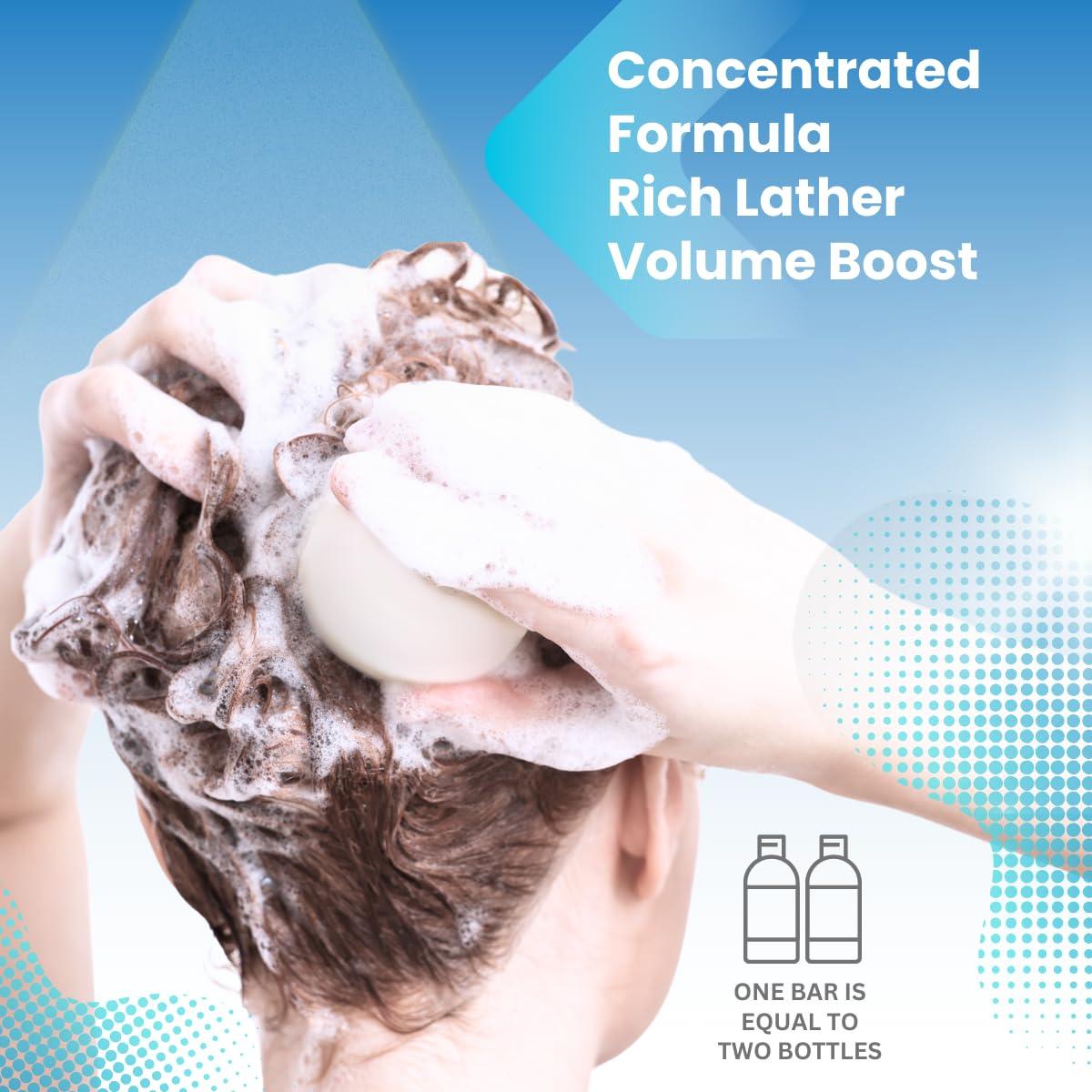 Barras de Champú Sólido Spiraleaf x2 - Sin Fragancia, 181g