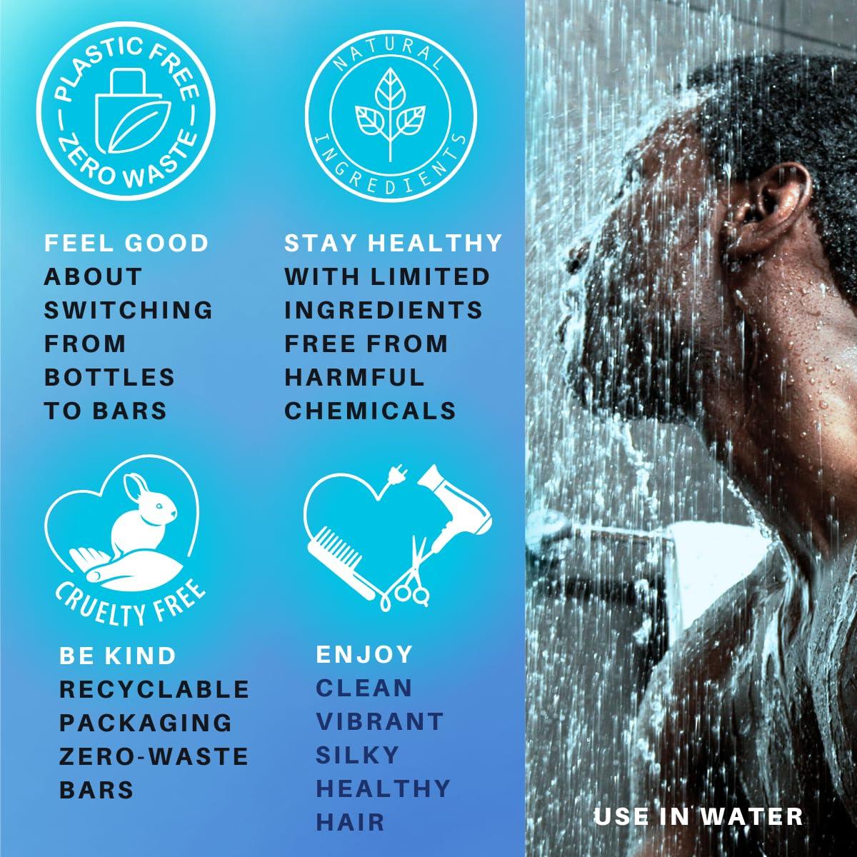 Barras de Champú Sólido Spiraleaf x2 - Sin Fragancia, 181g