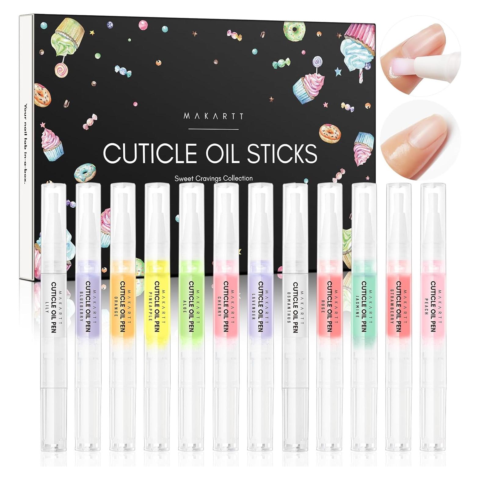 Bolígrafo Aceite Cutículas Makartt 12 Piezas Hidratante