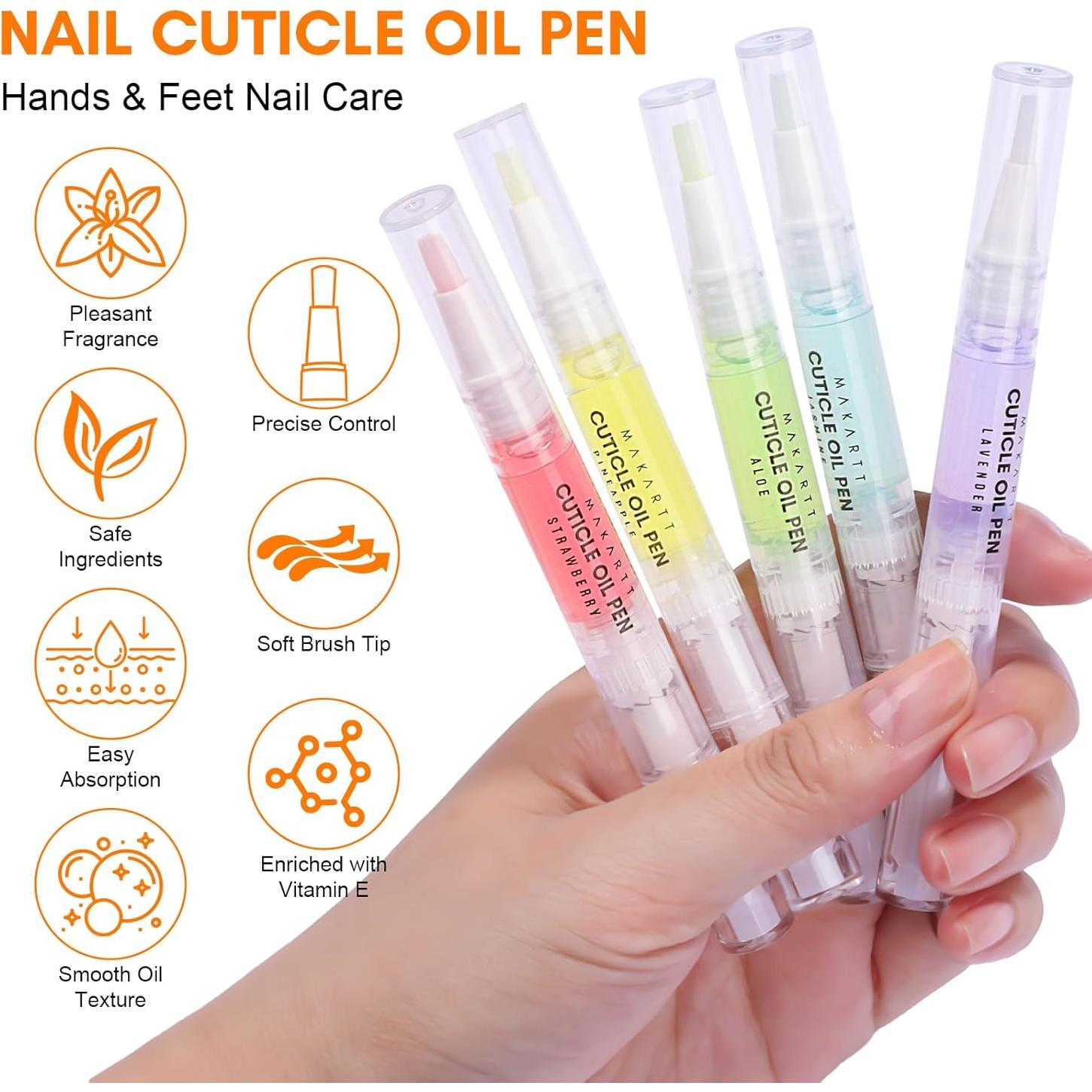 Bolígrafo Aceite Cutículas Makartt 12 Piezas Hidratante