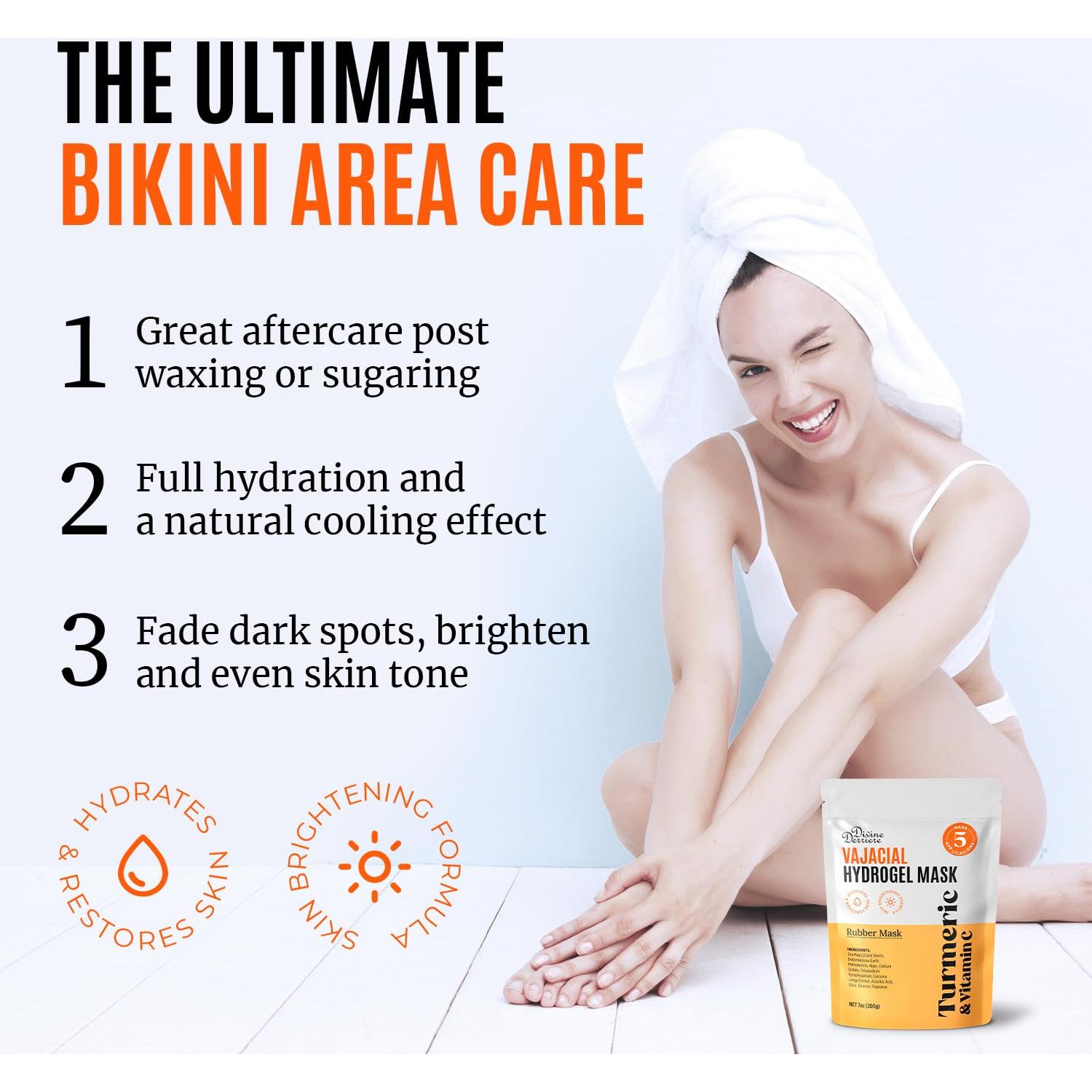 Máscara Vajacial Hydrogel Divine Derriere - Cúrcuma y Vitamina C